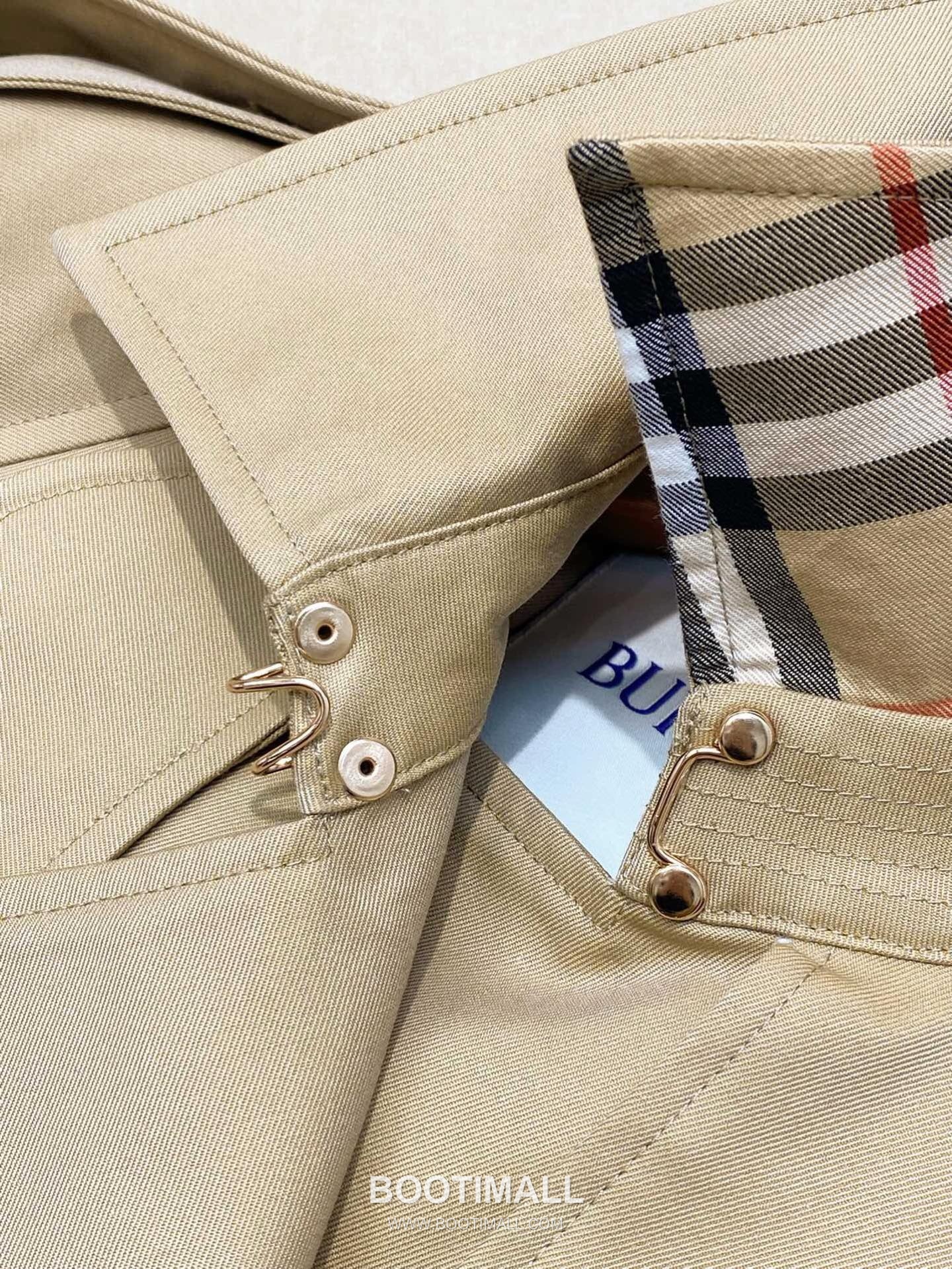 버버리 2026SS 개버딘 체크안감 벨티드 롱 트렌치코트 Burberry 2026 SS Gabardine Check Lining Belted Long Trench Coat 18