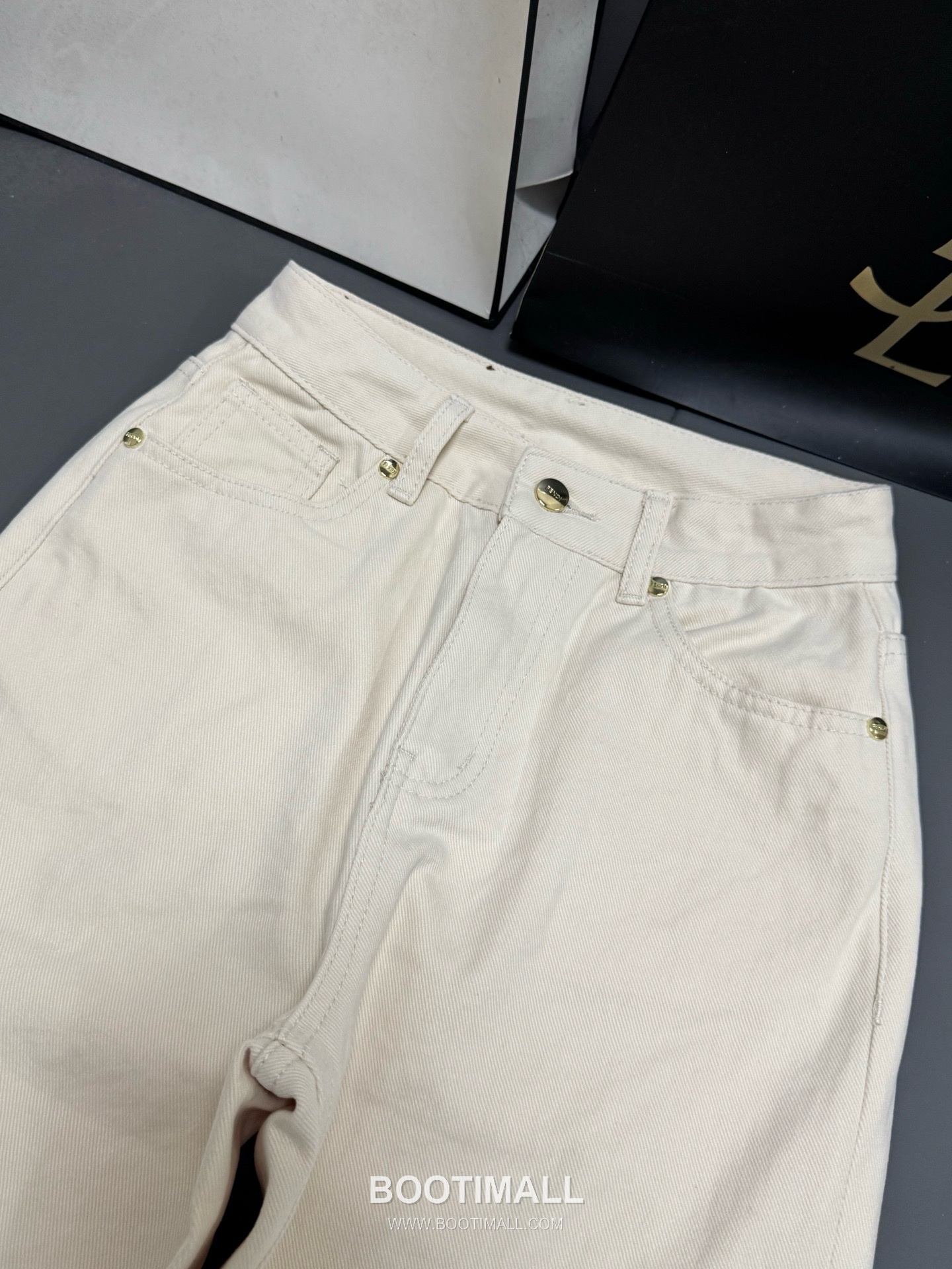 펜디 2026SS 코튼 데님 FF프린트 롤업 스트레이트핏 롱팬츠 Fendi 2026 SS Cotton Denim FF Print Roll Up Straight Fit Long Pants 10