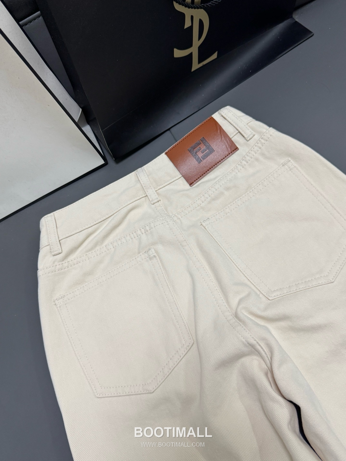 펜디 2026SS 코튼 데님 FF프린트 롤업 스트레이트핏 롱팬츠 Fendi 2026 SS Cotton Denim FF Print Roll Up Straight Fit Long Pants 14