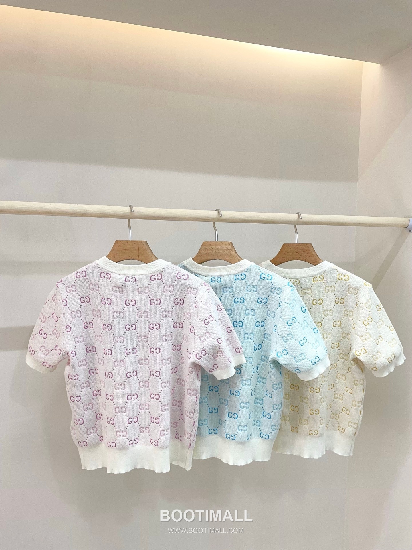 구찌 2026SS 울텐셀 GG자카드 슬림핏 반팔 니트 Gucci 2026 SS Wool Tencel GG Jacquard Slim Fit Short Sleeve Knit 14