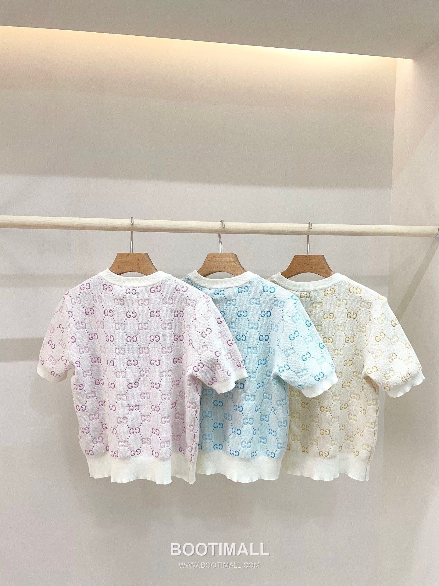 구찌 2026SS 울텐셀 GG자카드 슬림핏 반팔 니트 Gucci 2026 SS Wool Tencel GG Jacquard Slim Fit Short Sleeve Knit 15