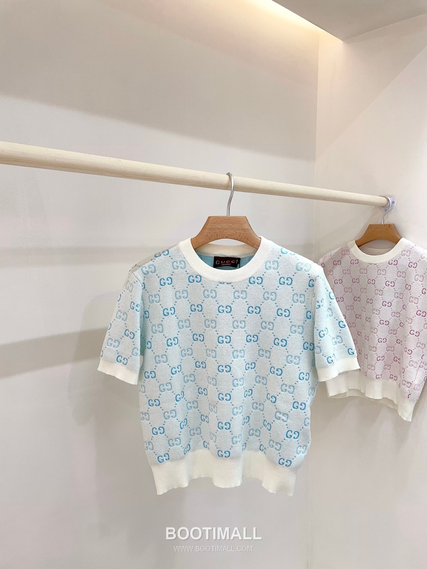 구찌 2026SS 울텐셀 GG자카드 슬림핏 반팔 니트 Gucci 2026 SS Wool Tencel GG Jacquard Slim Fit Short Sleeve Knit 18