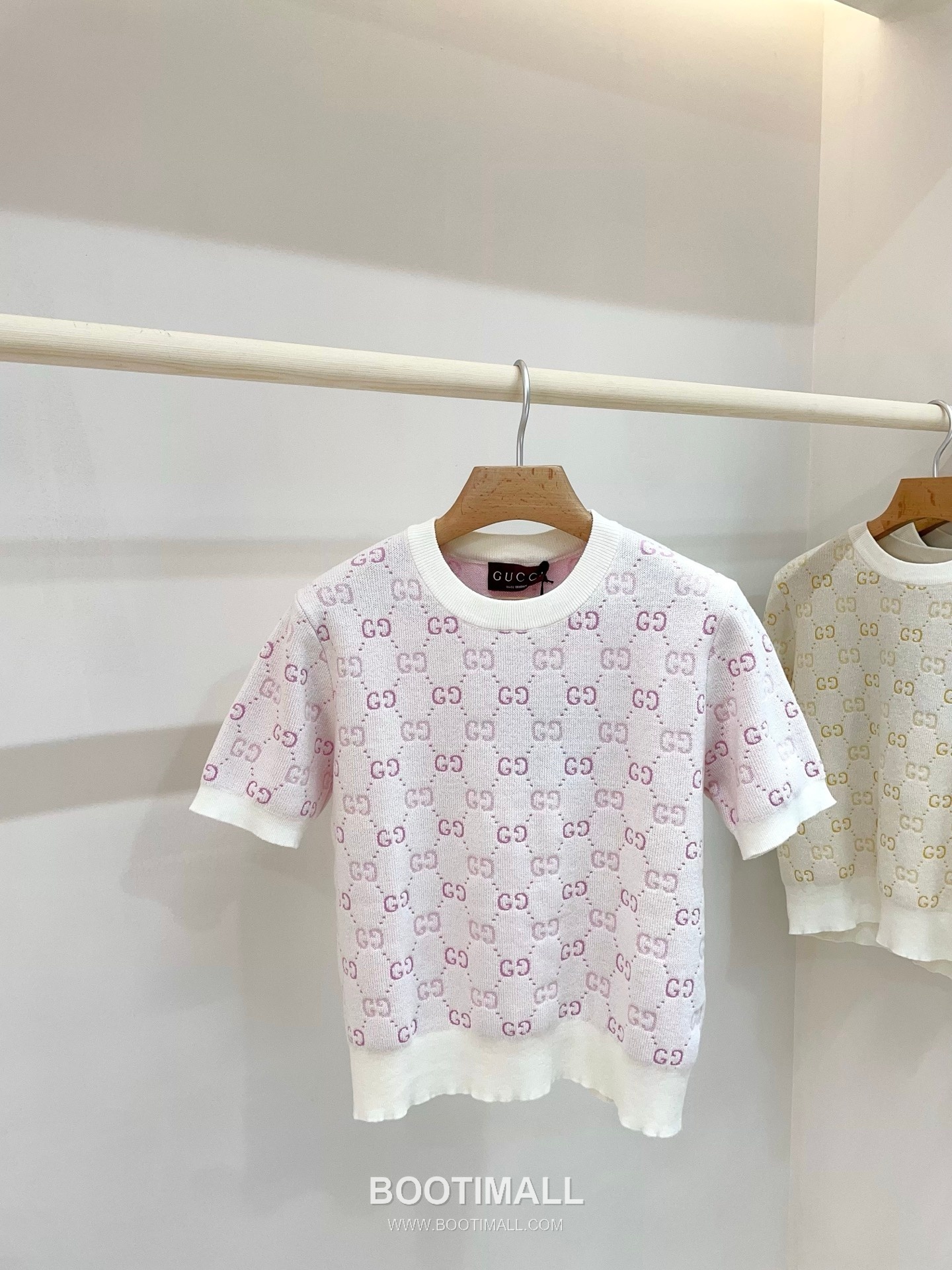 구찌 2026SS 울텐셀 GG자카드 슬림핏 반팔 니트 Gucci 2026 SS Wool Tencel GG Jacquard Slim Fit Short Sleeve Knit 19