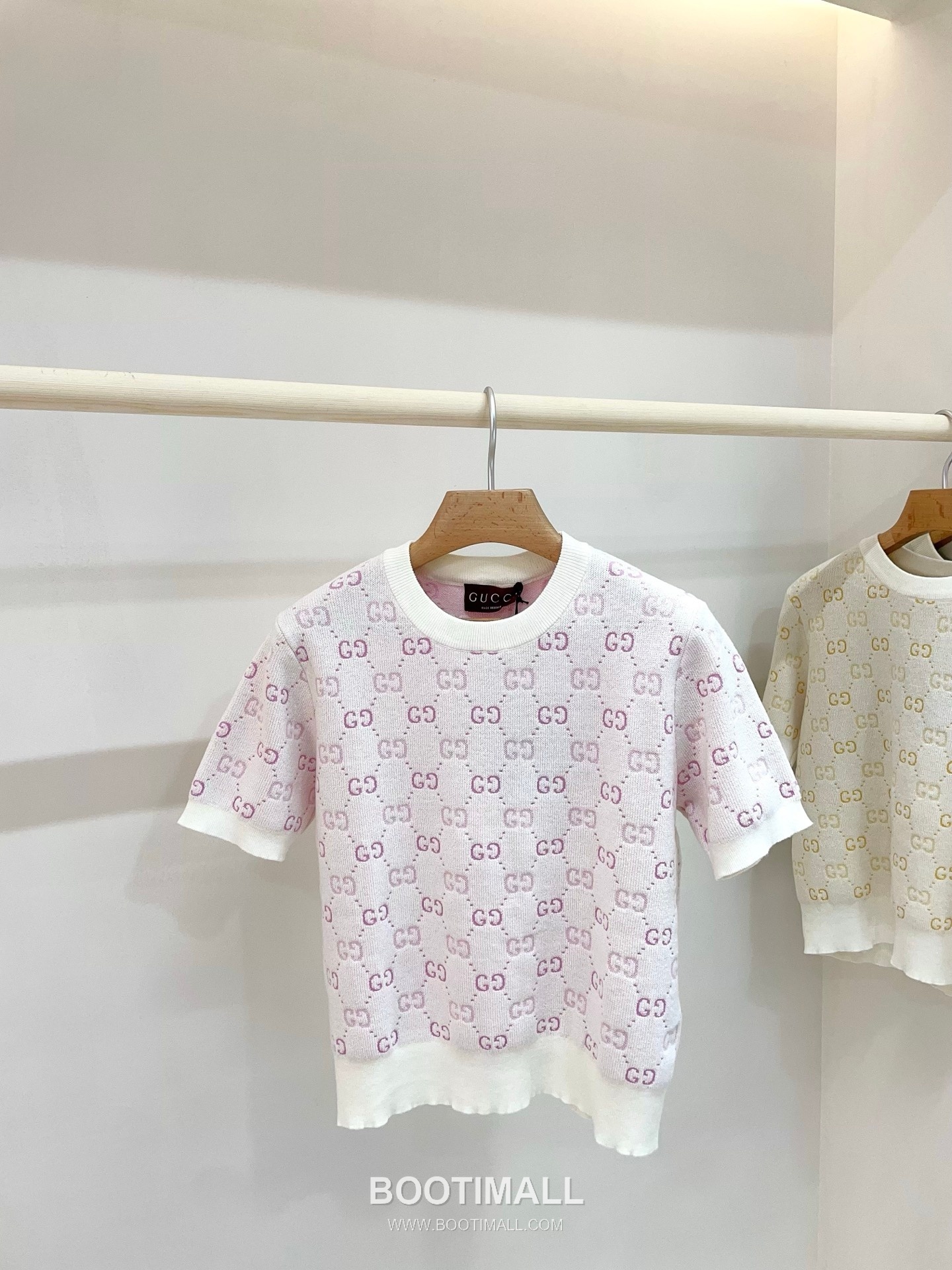 구찌 2026SS 울텐셀 GG자카드 슬림핏 반팔 니트 Gucci 2026 SS Wool Tencel GG Jacquard Slim Fit Short Sleeve Knit 20