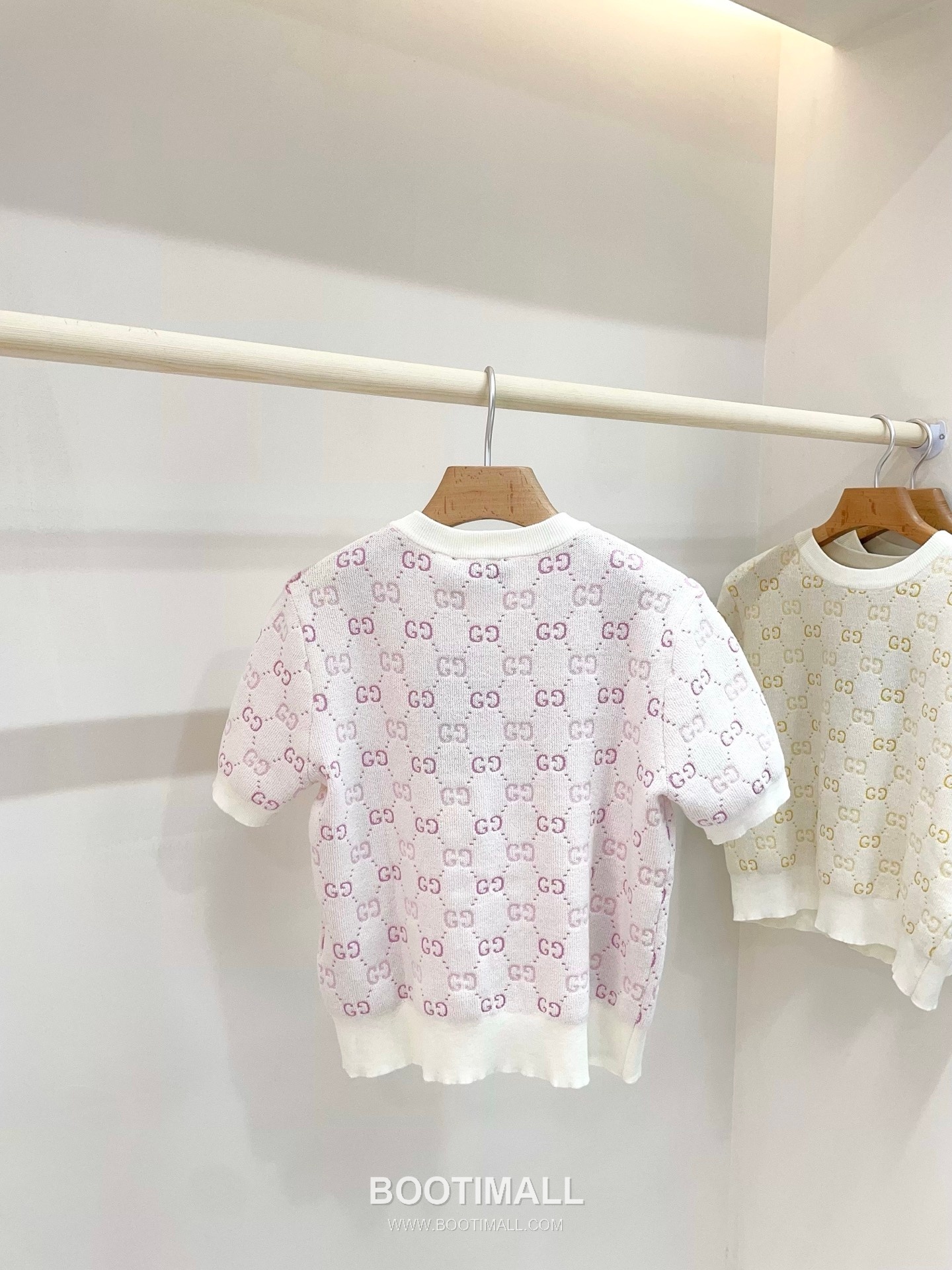 구찌 2026SS 울텐셀 GG자카드 슬림핏 반팔 니트 Gucci 2026 SS Wool Tencel GG Jacquard Slim Fit Short Sleeve Knit 22