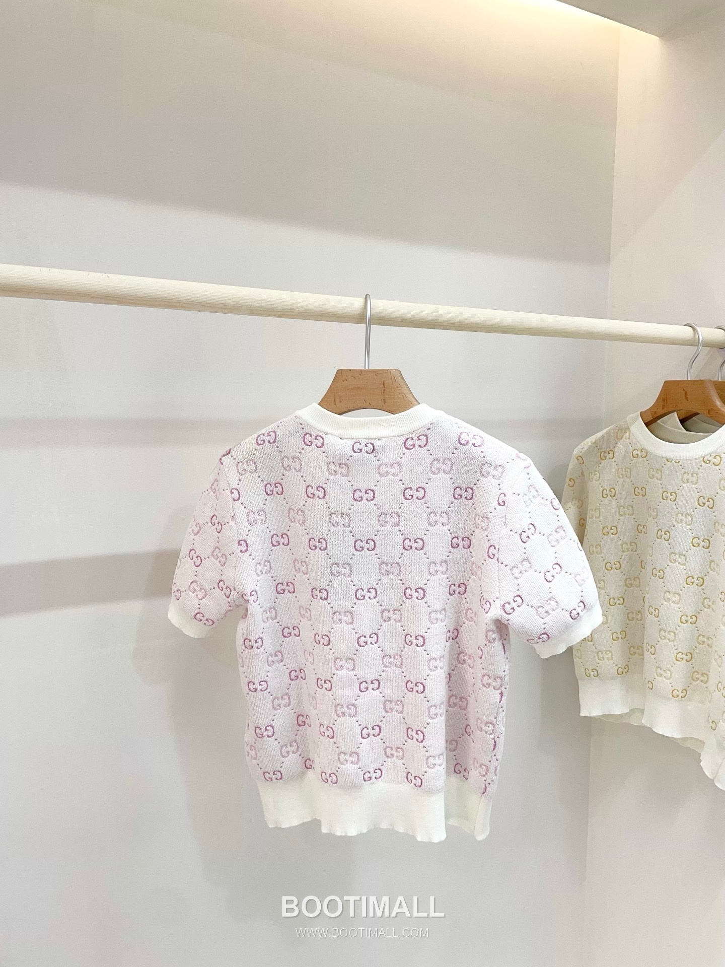 구찌 2026SS 울텐셀 GG자카드 슬림핏 반팔 니트 Gucci 2026 SS Wool Tencel GG Jacquard Slim Fit Short Sleeve Knit 23