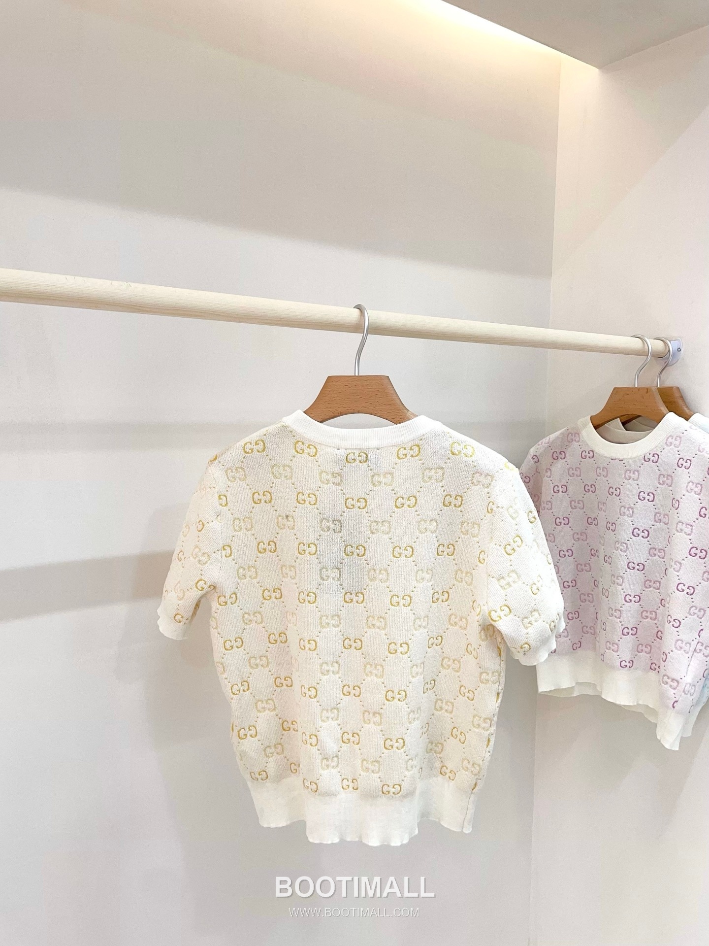 구찌 2026SS 울텐셀 GG자카드 슬림핏 반팔 니트 Gucci 2026 SS Wool Tencel GG Jacquard Slim Fit Short Sleeve Knit 6