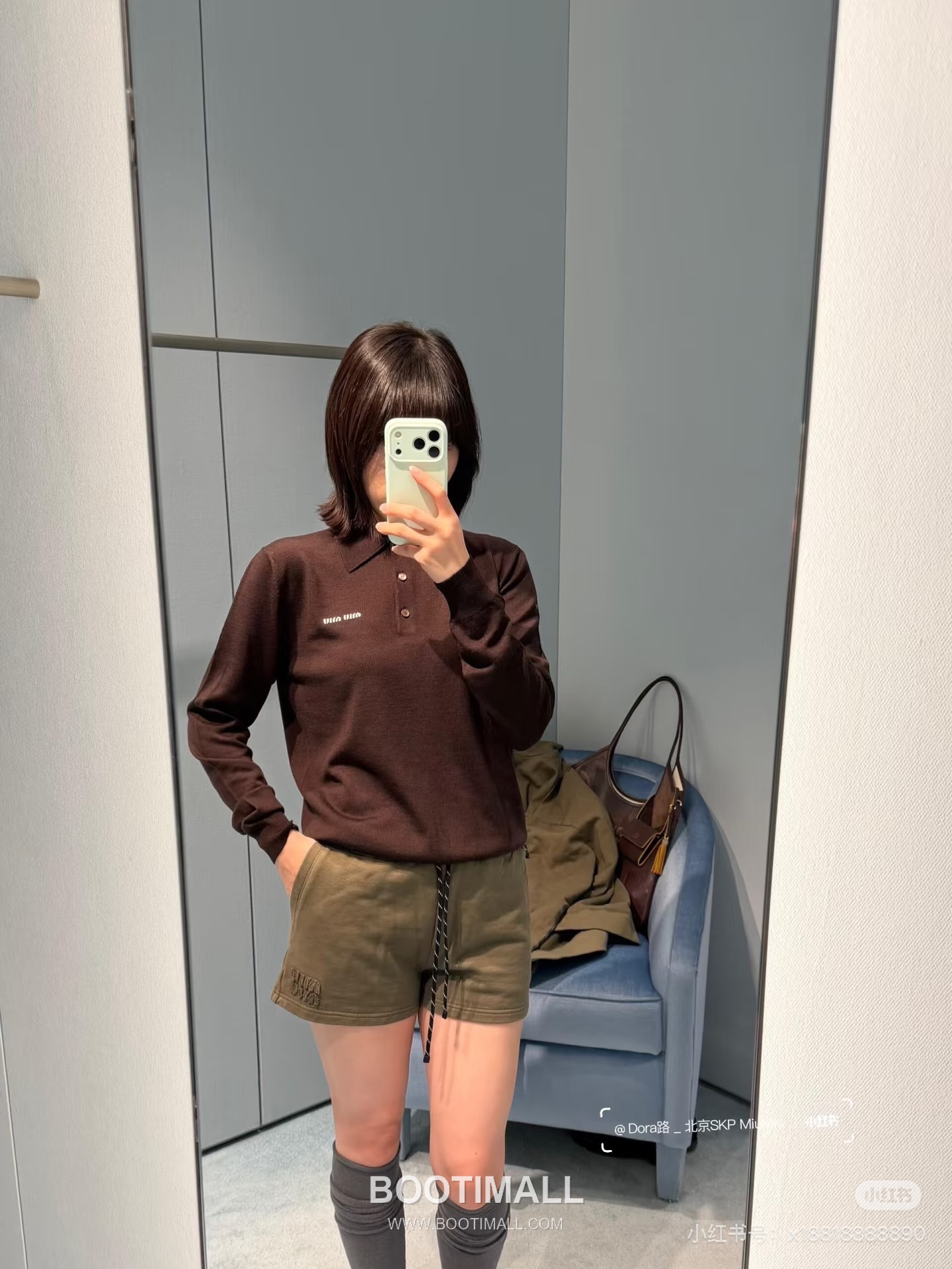 프라다 2026SS 코튼 드로스트링 로고자수 루즈핏 쇼츠 Prada 2026 SS Cotton Drawstring Logo Embroidered Loose Fit Shorts 9