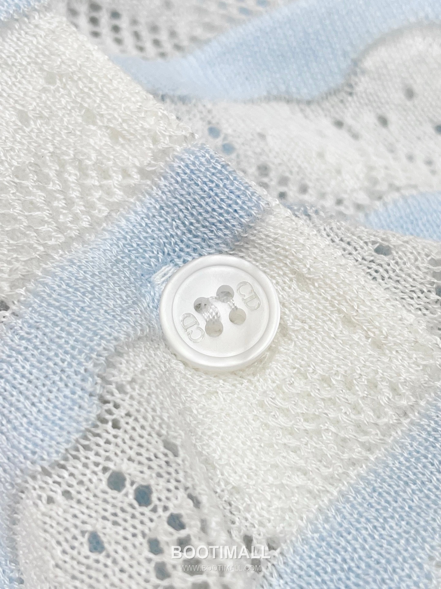 디올 2026SS 레이스니트 마리니에르 스트라이프 슬림핏 브이넥 긴팔 가디건 Dior 2026 SS Lace Knit Mariniere Stripe Slim Fit V Neck Long Sleeve Cardigan 16