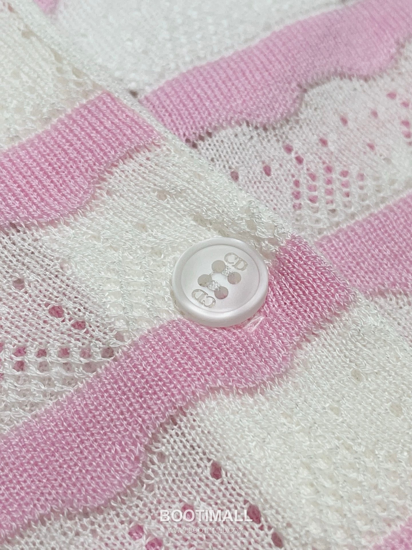 디올 2026SS 레이스니트 마리니에르 스트라이프 슬림핏 브이넥 긴팔 가디건 Dior 2026 SS Lace Knit Mariniere Stripe Slim Fit V Neck Long Sleeve Cardigan 7