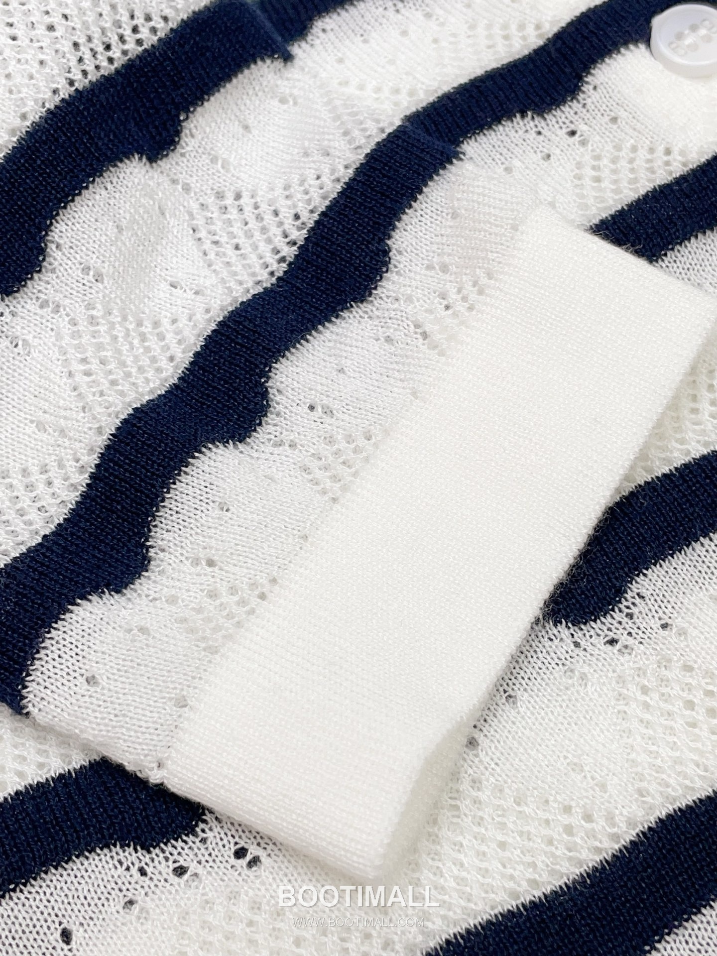 디올 2026SS 레이스니트 마리니에르 스트라이프 슬림핏 브이넥 긴팔 가디건 Dior 2026 SS Lace Knit Mariniere Stripe Slim Fit V Neck Long Sleeve Cardigan 22