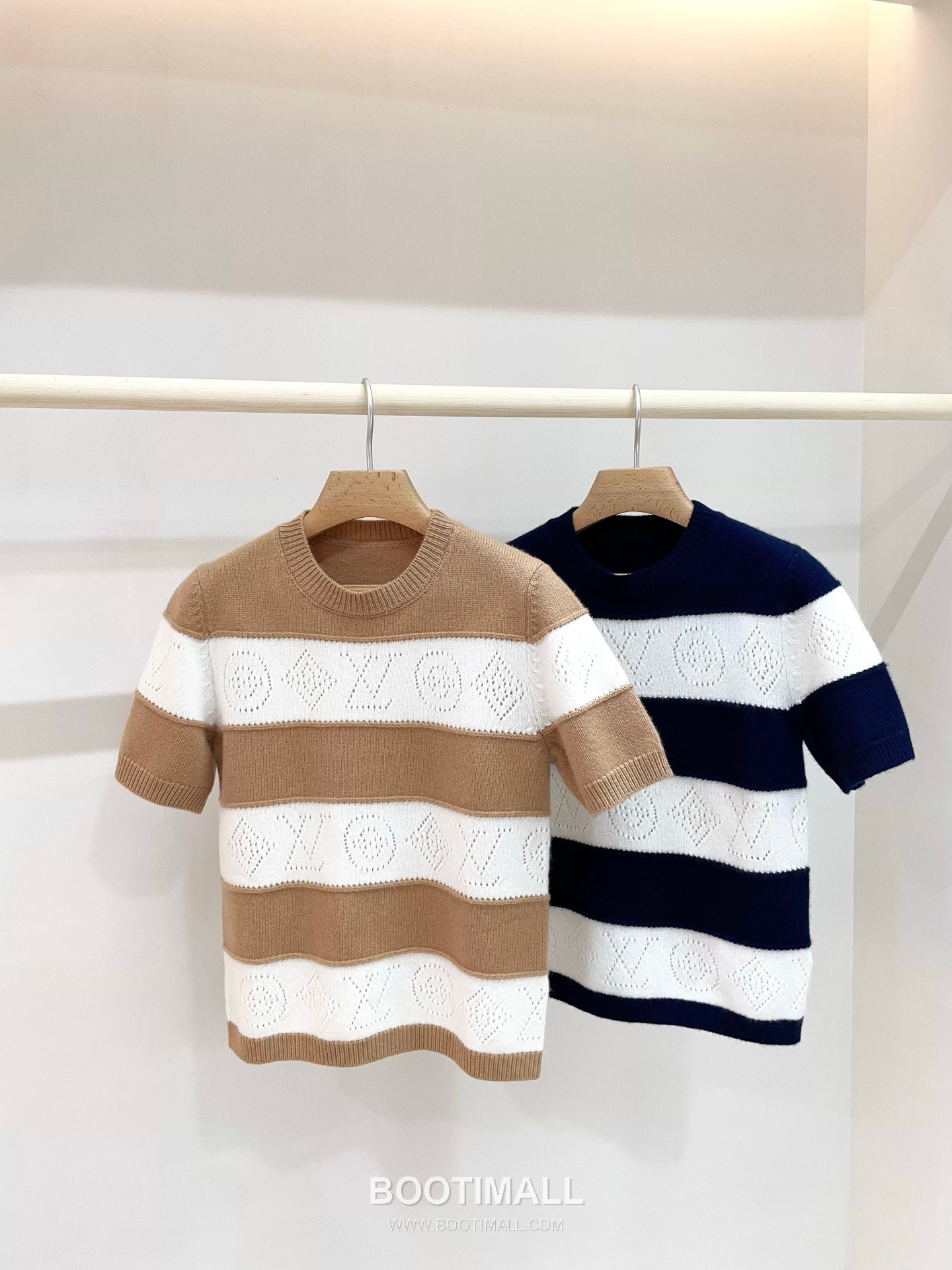 루이비통 2026SS 울캐시미어 모노그램 플로럴 슬림핏 반팔 니트 Louis Vuitton 2026 SS Wool Cashmere Monogram Floral Slim Fit Short Sleeve Knit 7