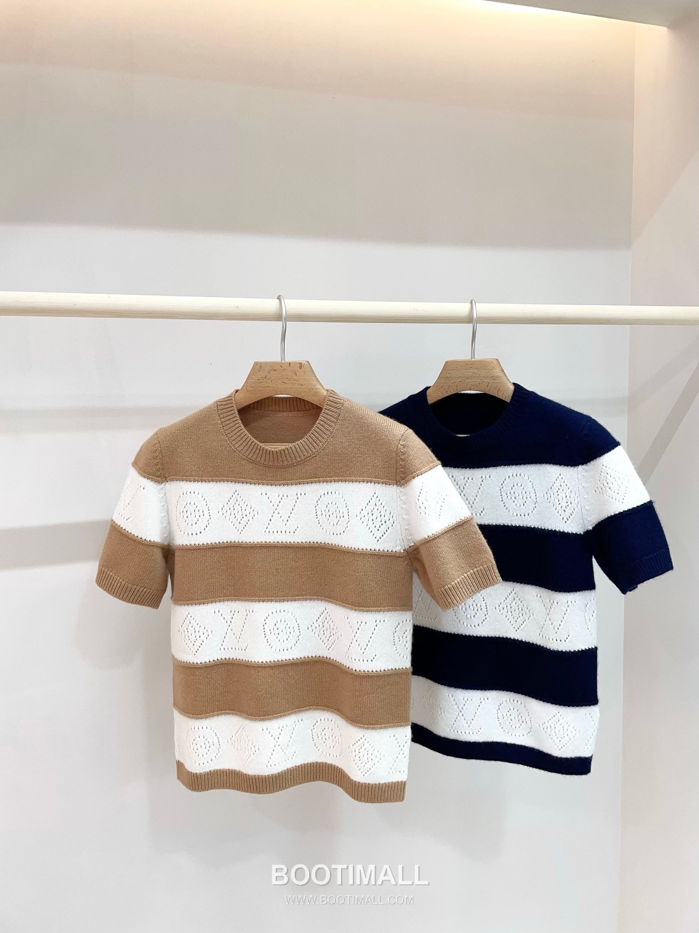 루이비통 2026SS 울캐시미어 모노그램 플로럴 슬림핏 반팔 니트 Louis Vuitton 2026 SS Wool Cashmere Monogram Floral Slim Fit Short Sleeve Knit 8