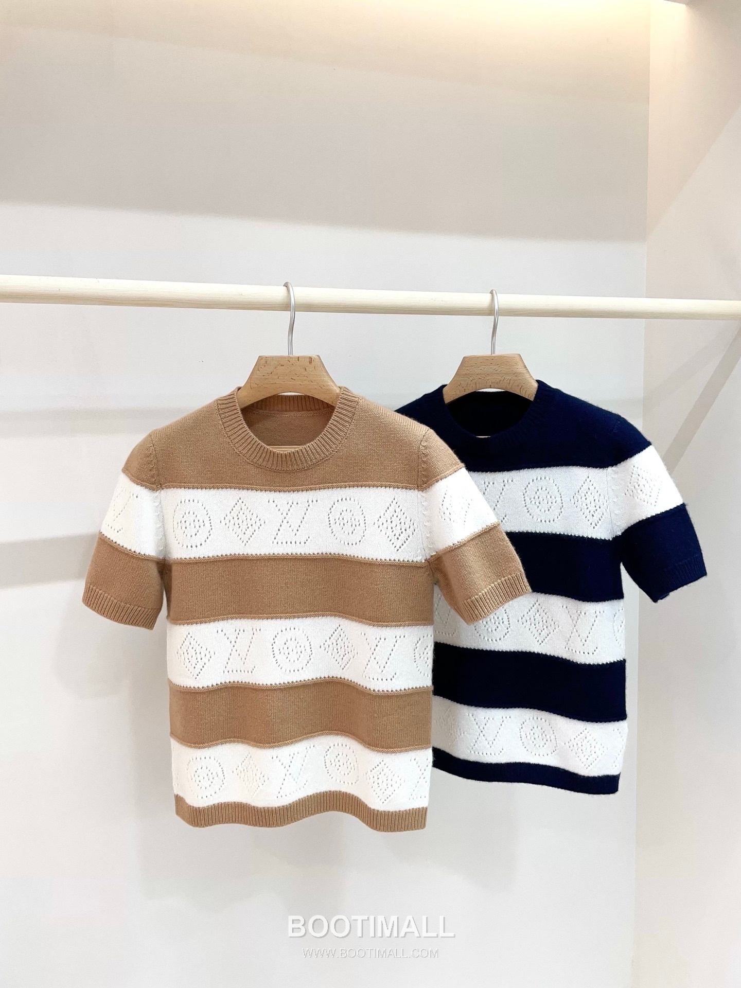 루이비통 2026SS 울캐시미어 모노그램 플로럴 슬림핏 반팔 니트 Louis Vuitton 2026 SS Wool Cashmere Monogram Floral Slim Fit Short Sleeve Knit 9