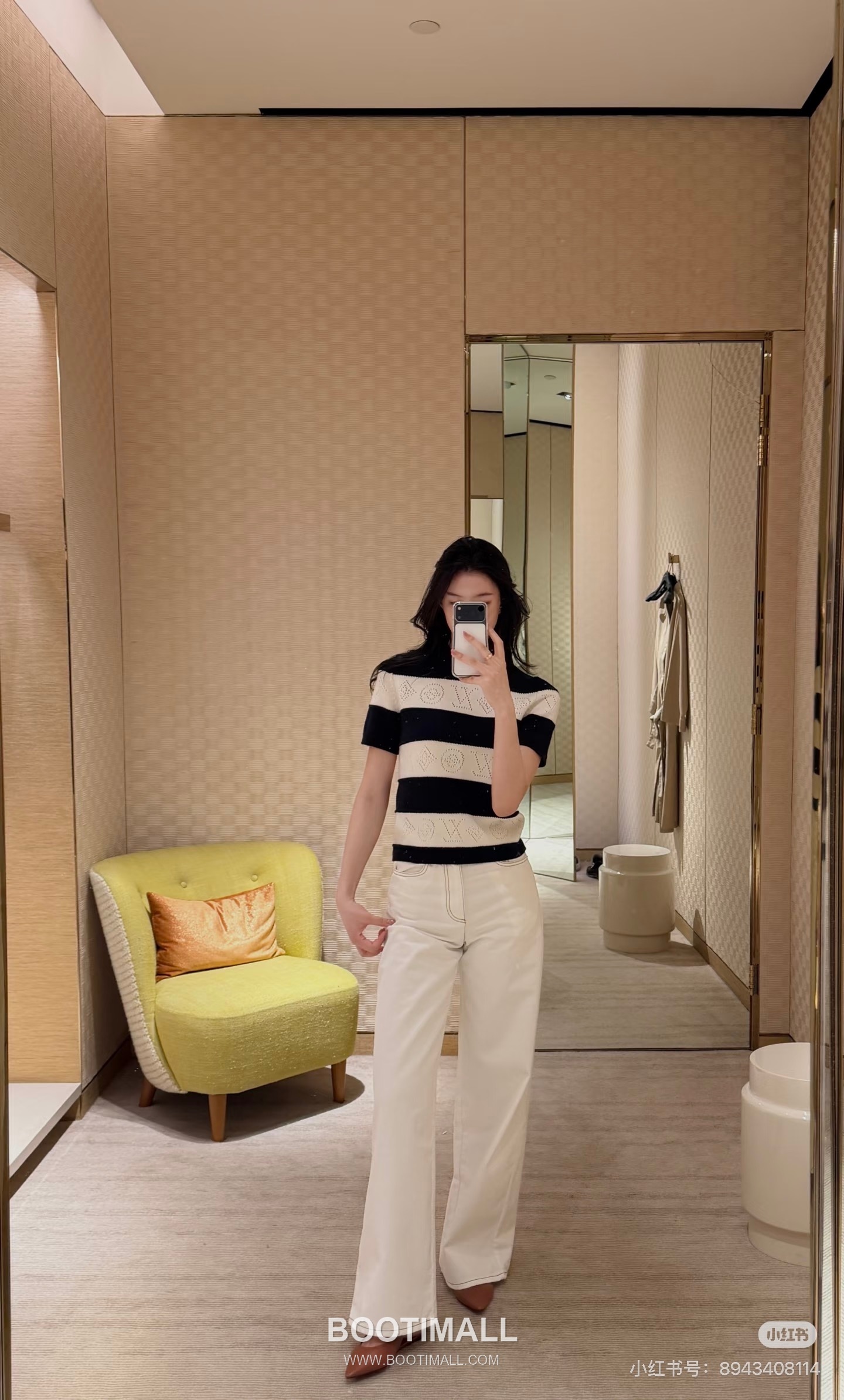 루이비통 2026SS 울캐시미어 모노그램 플로럴 슬림핏 반팔 니트 Louis Vuitton 2026 SS Wool Cashmere Monogram Floral Slim Fit Short Sleeve Knit 6