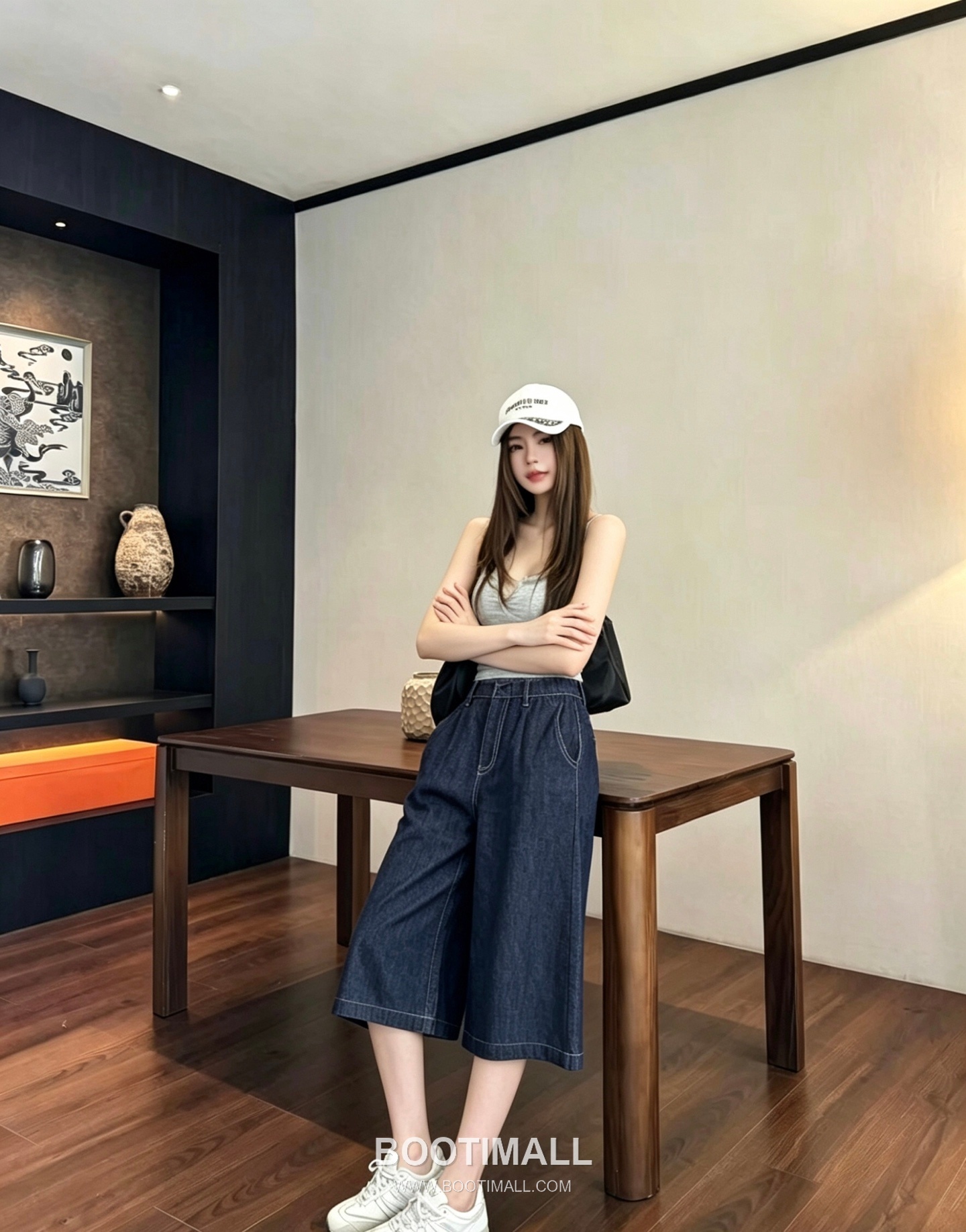 루이비통 2026SS 코튼 데님 A라인 와이드핏 버뮤다 쇼츠 Louis Vuitton 2026 SS Cotton Denim A Line Wide Fit Bermuda Shorts 4