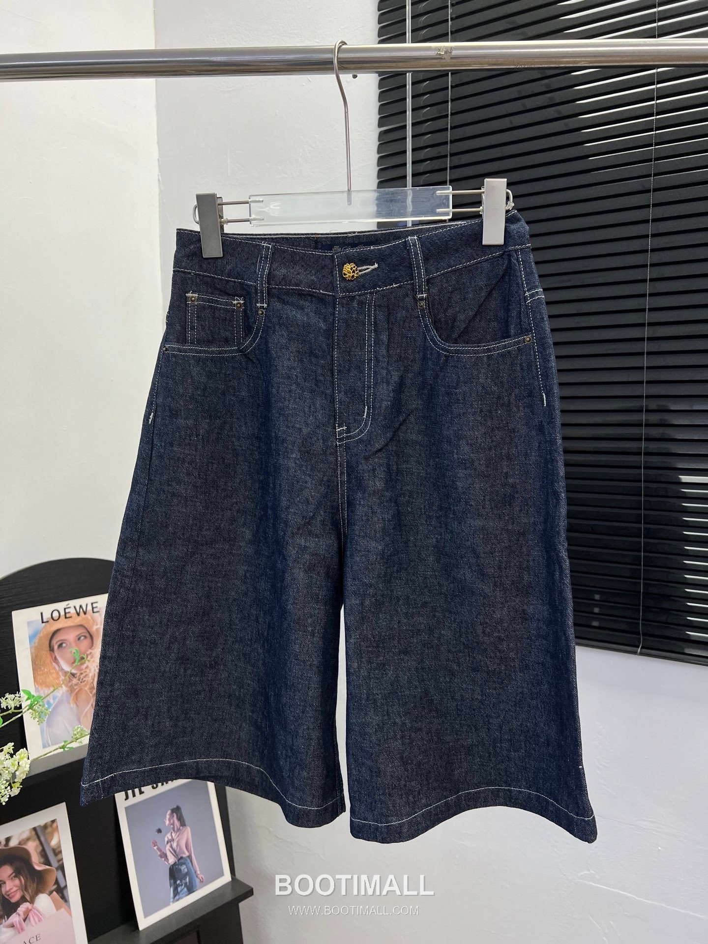 루이비통 2026SS 코튼 데님 A라인 와이드핏 버뮤다 쇼츠 Louis Vuitton 2026 SS Cotton Denim A Line Wide Fit Bermuda Shorts 5