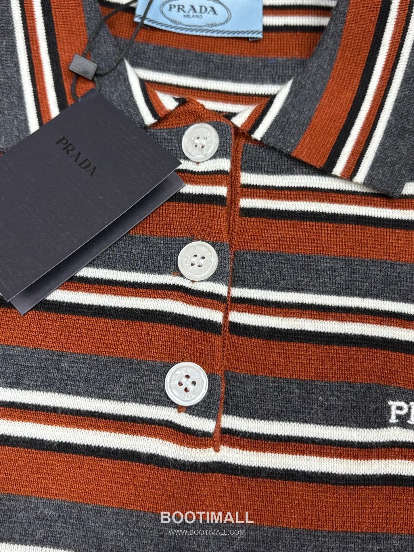 디올 2026SS 울코튼 혼방 스트라이프 로고자수 슬림핏 폴로 반팔 니트 Dior 2026 SS Wool Cotton Blend Stripe Logo Embroidered Slim Fit Polo Short Sleeve Knit 9