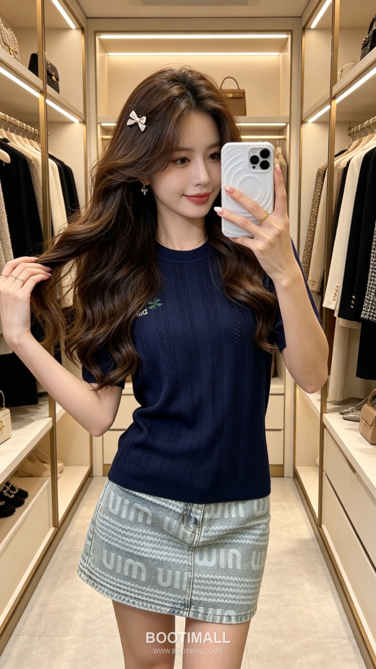 디올 2026SS 캐시미어실크 혼방 오픈워크 플로럴 로고자수 슬림핏 반팔 니트 Dior 2026 SS Cashmere Silk Blend Openwork Floral Logo Embroidered Slim Fit Short Sleeve Knit 1