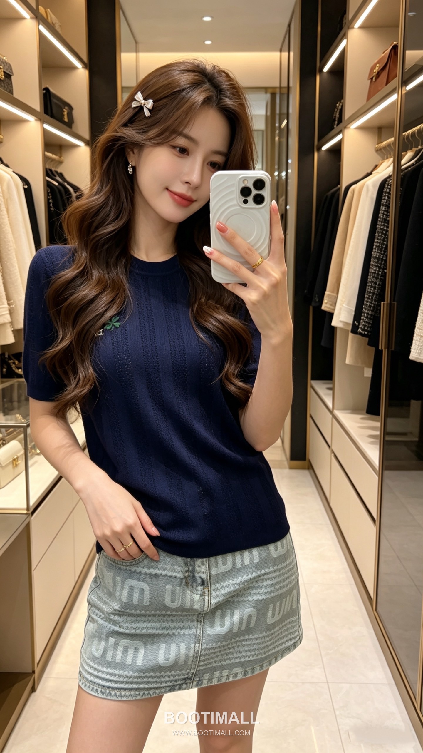 디올 2026SS 캐시미어실크 혼방 오픈워크 플로럴 로고자수 슬림핏 반팔 니트 Dior 2026 SS Cashmere Silk Blend Openwork Floral Logo Embroidered Slim Fit Short Sleeve Knit 2