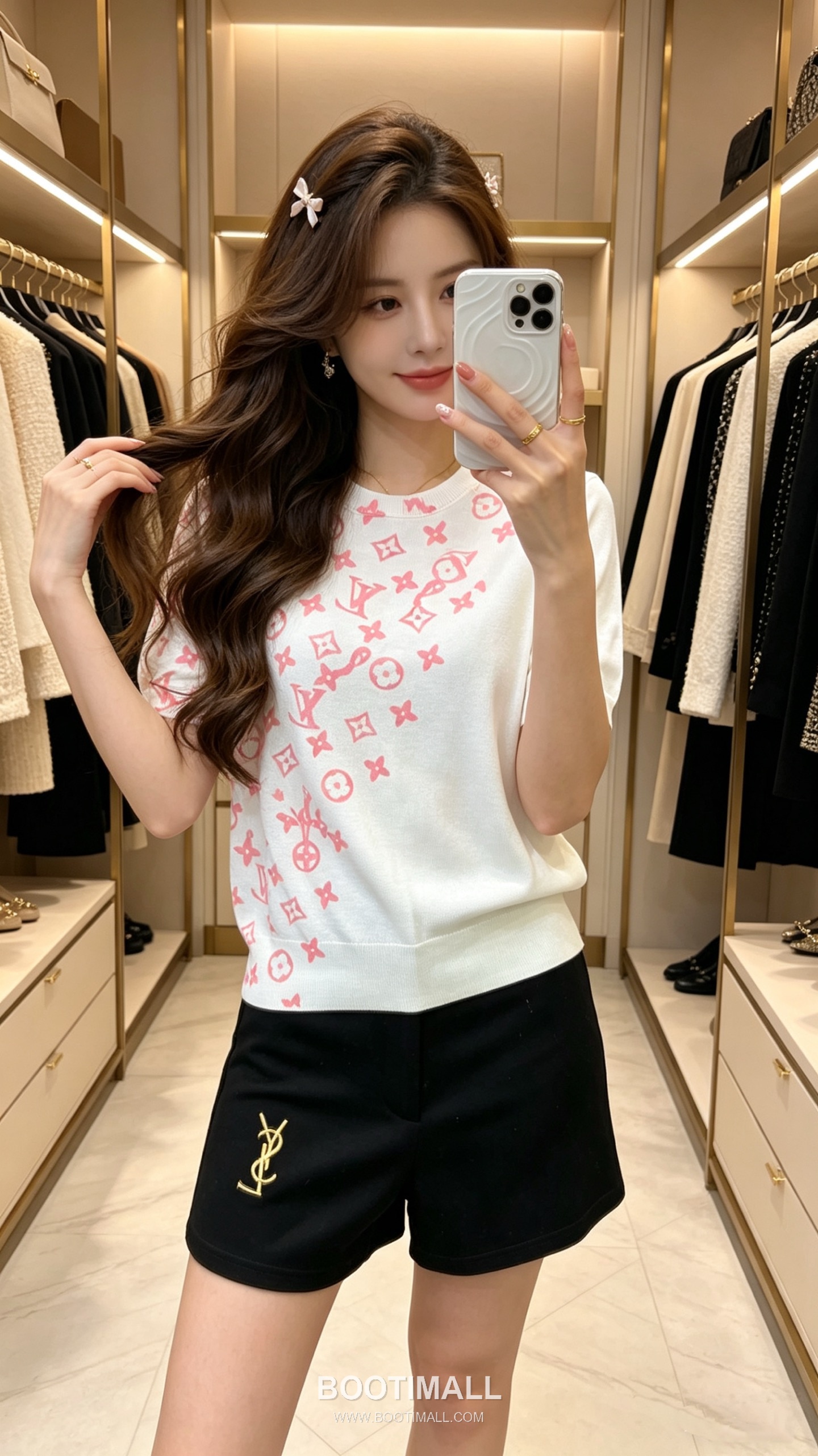 디올 2026SS 실크혼방 하프컬러 로고프린트 레귤러핏 반팔 니트 Dior 2026 SS Silk Blend Half Color Logo Print Regular Fit Short Sleeve Knit 2