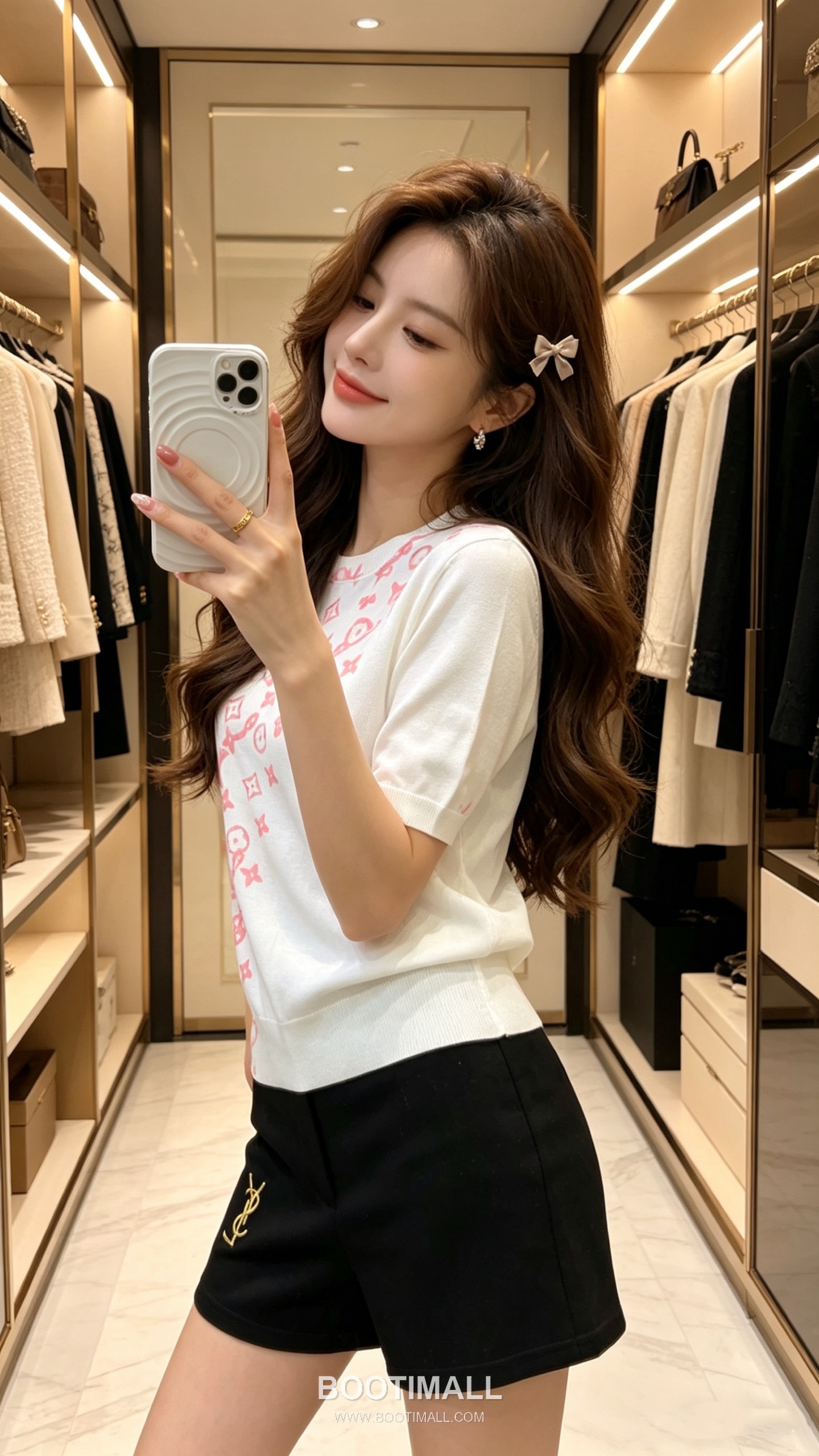 디올 2026SS 실크혼방 하프컬러 로고프린트 레귤러핏 반팔 니트 Dior 2026 SS Silk Blend Half Color Logo Print Regular Fit Short Sleeve Knit 4