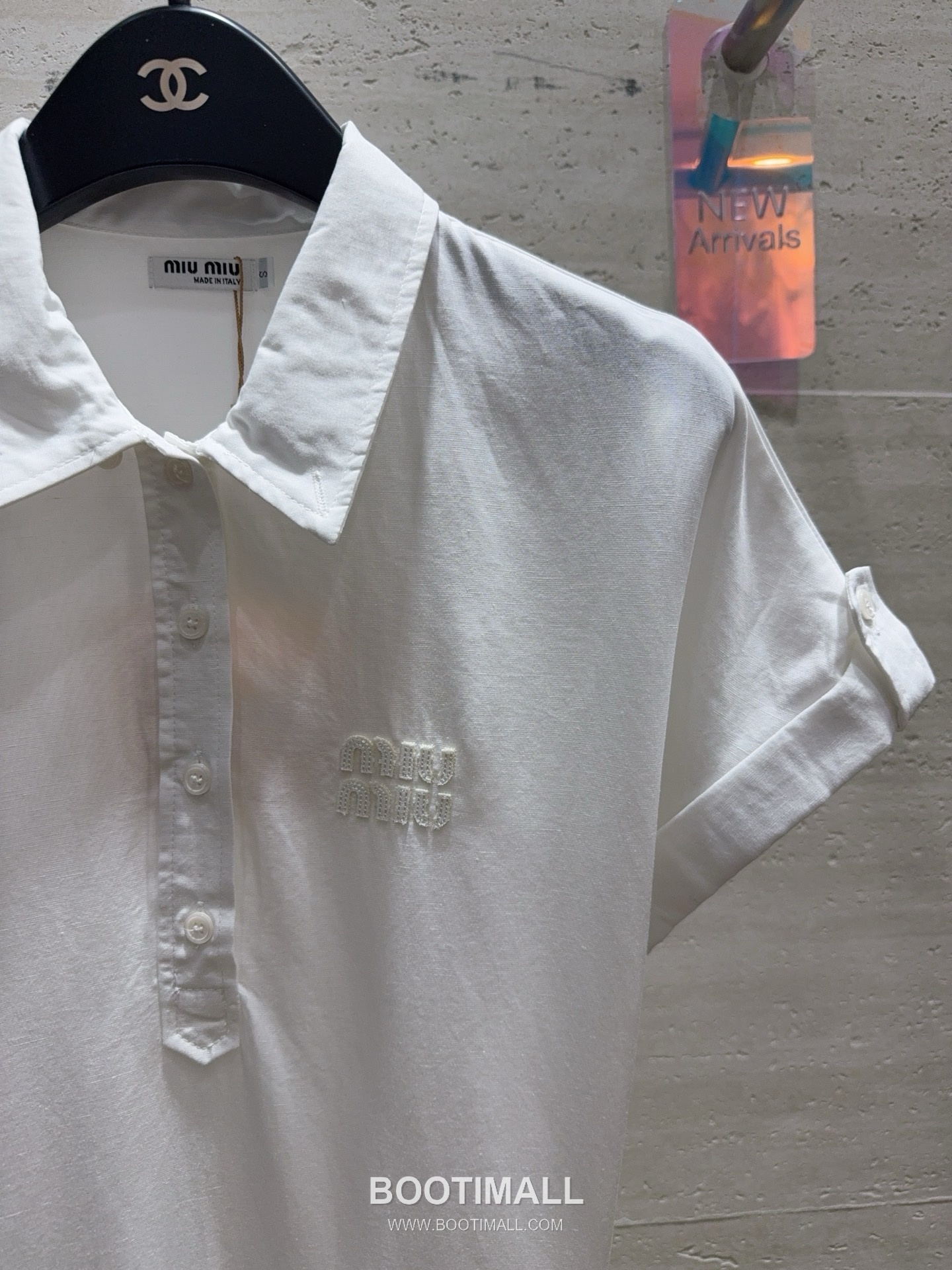 디올 2026SS 코튼린넨 혼방 로고자수 셔츠칼라 A라인 미니 반팔 원피스 Dior 2026 SS Cotton Linen Blend Logo Embroidered Shirt Collar A Line Mini Short Sleeve Dress 13