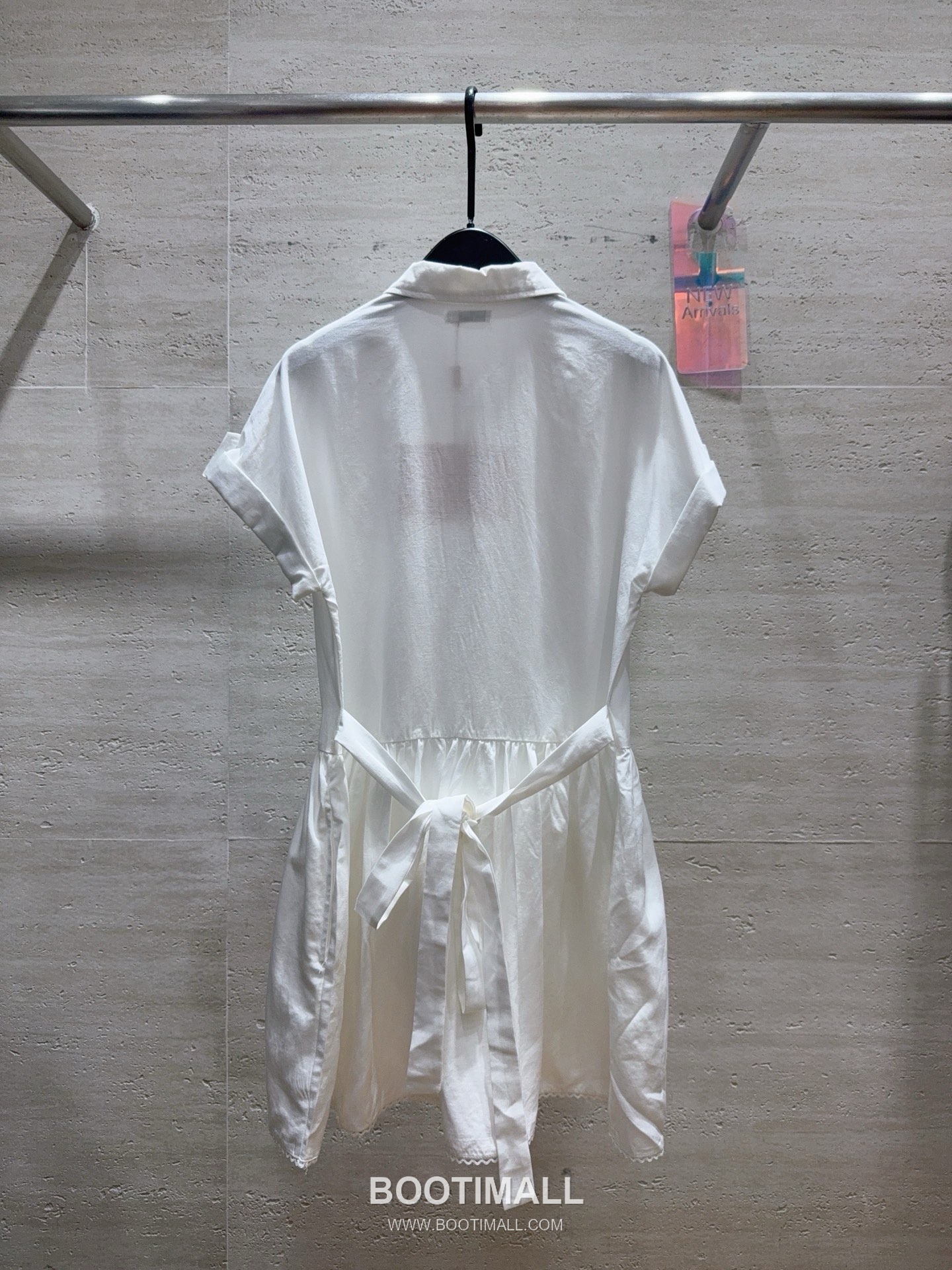 디올 2026SS 코튼린넨 혼방 로고자수 셔츠칼라 A라인 미니 반팔 원피스 Dior 2026 SS Cotton Linen Blend Logo Embroidered Shirt Collar A Line Mini Short Sleeve Dress 18