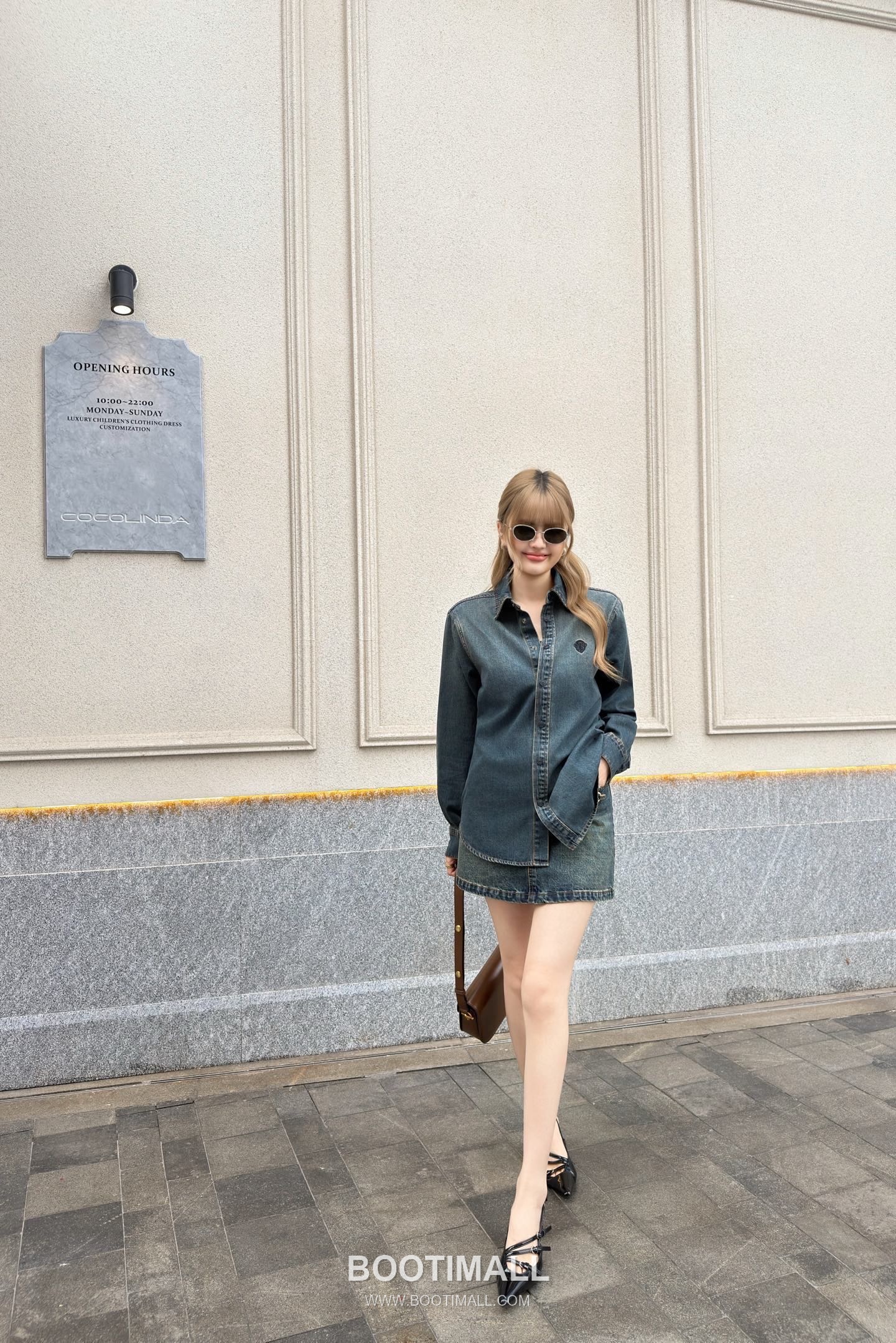 구찌 2026SS 코튼 데님 홀스빗 장식 하이웨스트 미니 스커트 Gucci 2026 SS Cotton Denim Horsebit Detail High Waist Mini Skirt 9