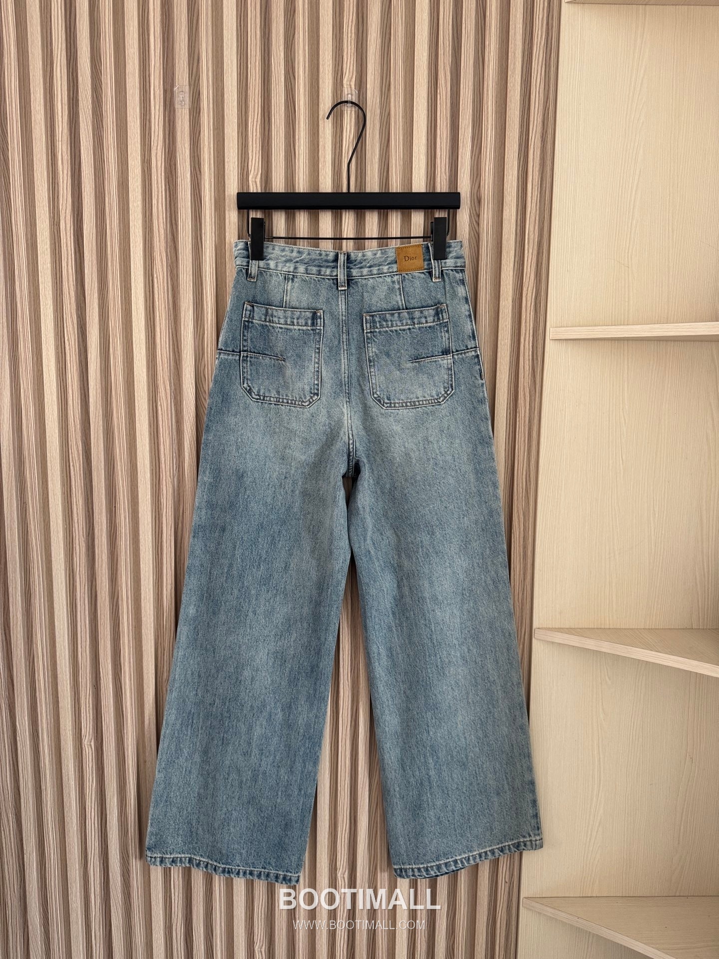 디올 2026SS 코튼 데님 리본자수 로고자수 스트레이트핏 롱팬츠 Dior 2026 SS Cotton Denim Bow Embroidery Logo Embroidered Straight Fit Long Pants 10