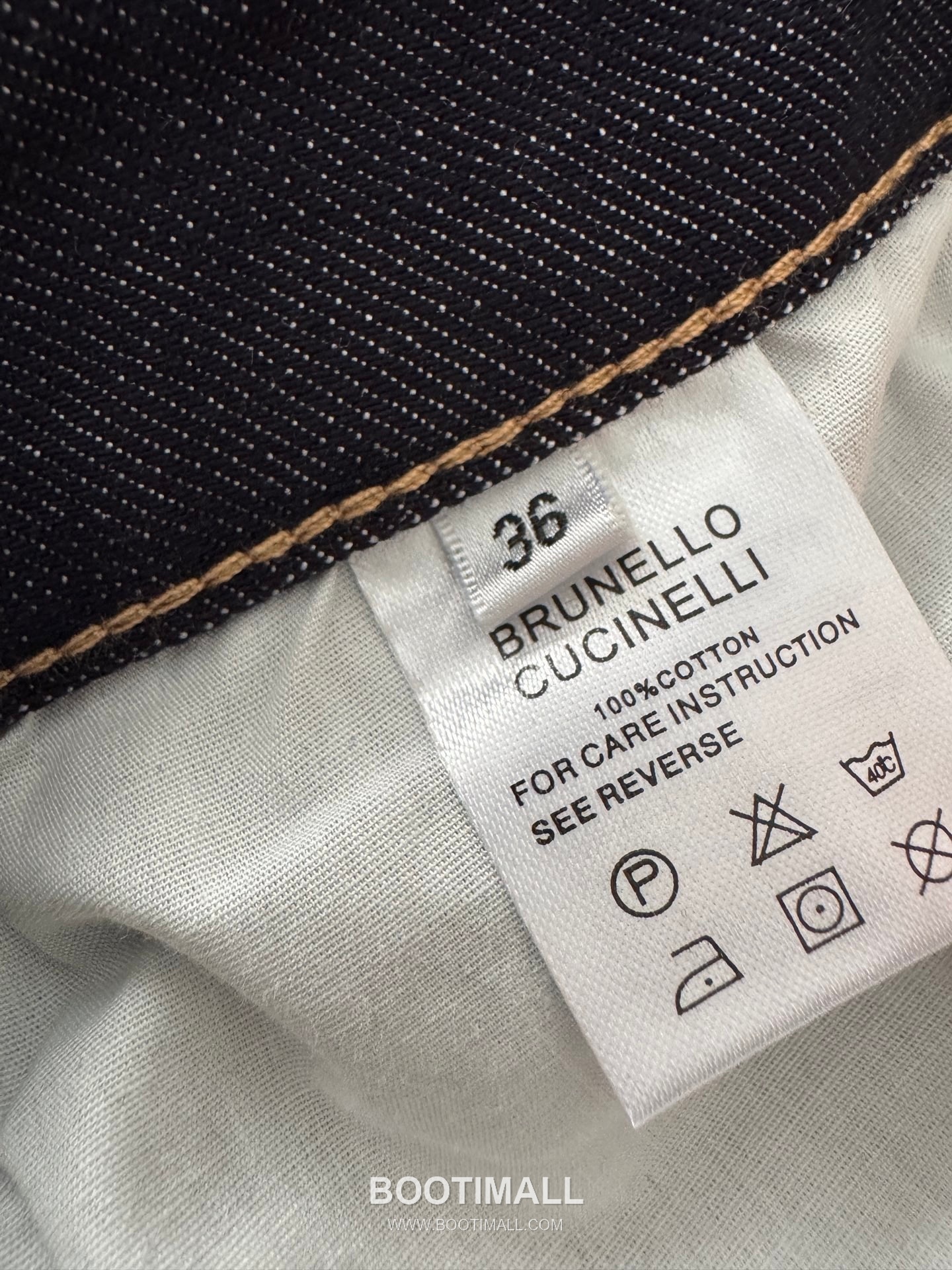 브루넬로 쿠치넬리 2026SS 코튼 데님 크롭 세미와이드 스트레이트핏 7부 팬츠 Brunello Cucinelli 2026 SS Cotton Denim Cropped Semi Wide Straight Fit Capri Pants 14