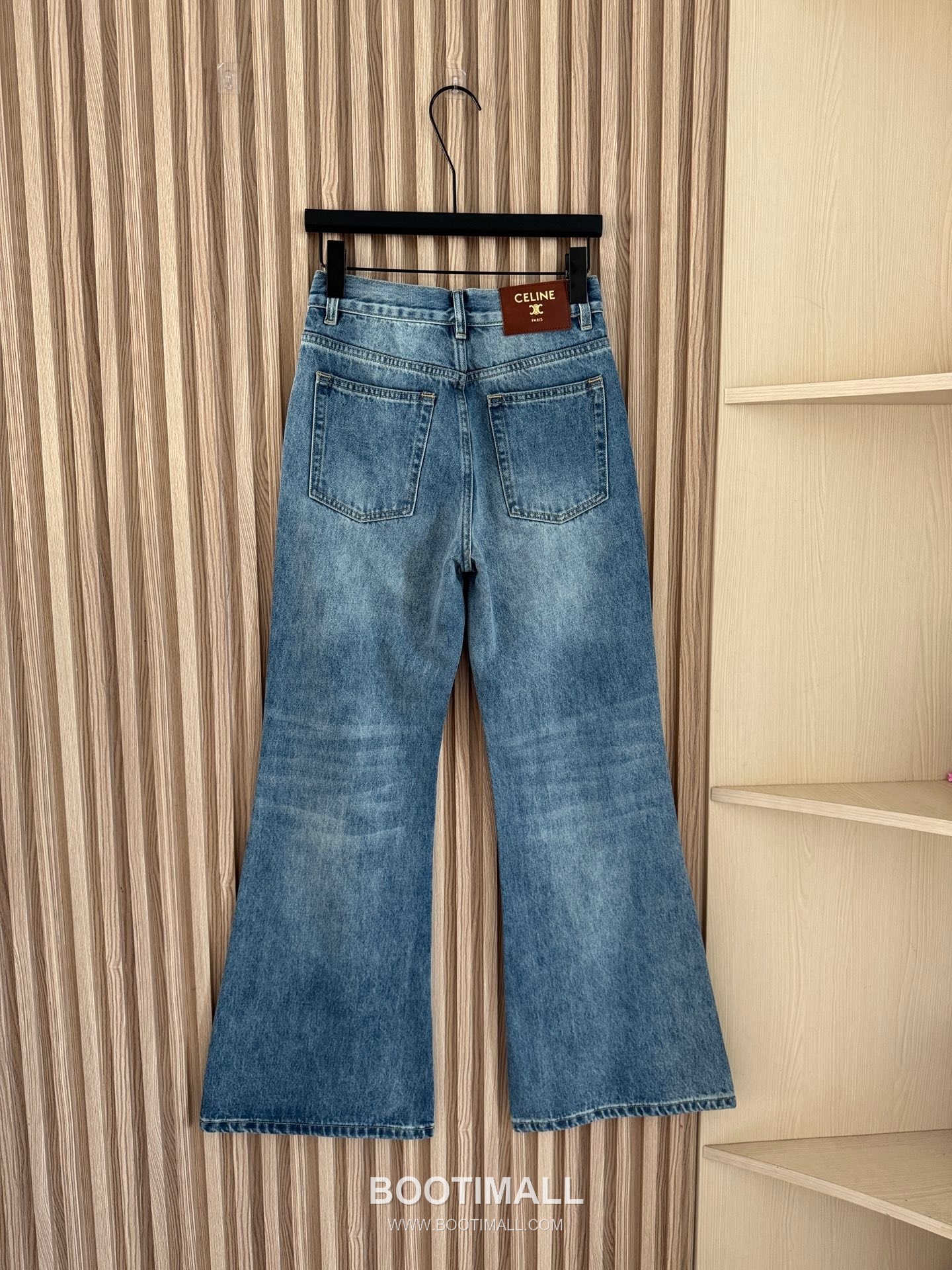 셀린느 2026SS 코튼 데님 싱글버튼 하이웨스트 부츠컷 롱팬츠 Celine 2026 SS Cotton Denim Single Button High Waist Bootcut Long Pants 10