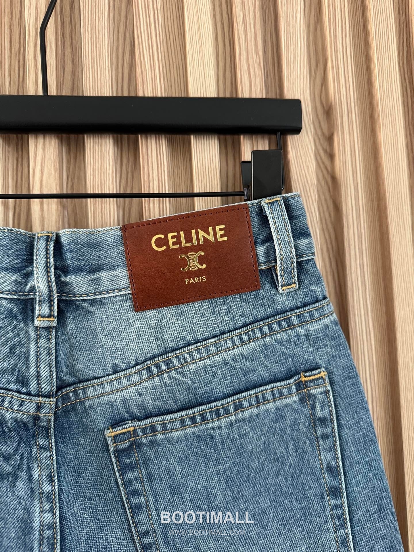 셀린느 2026SS 코튼 데님 싱글버튼 하이웨스트 부츠컷 롱팬츠 Celine 2026 SS Cotton Denim Single Button High Waist Bootcut Long Pants 14