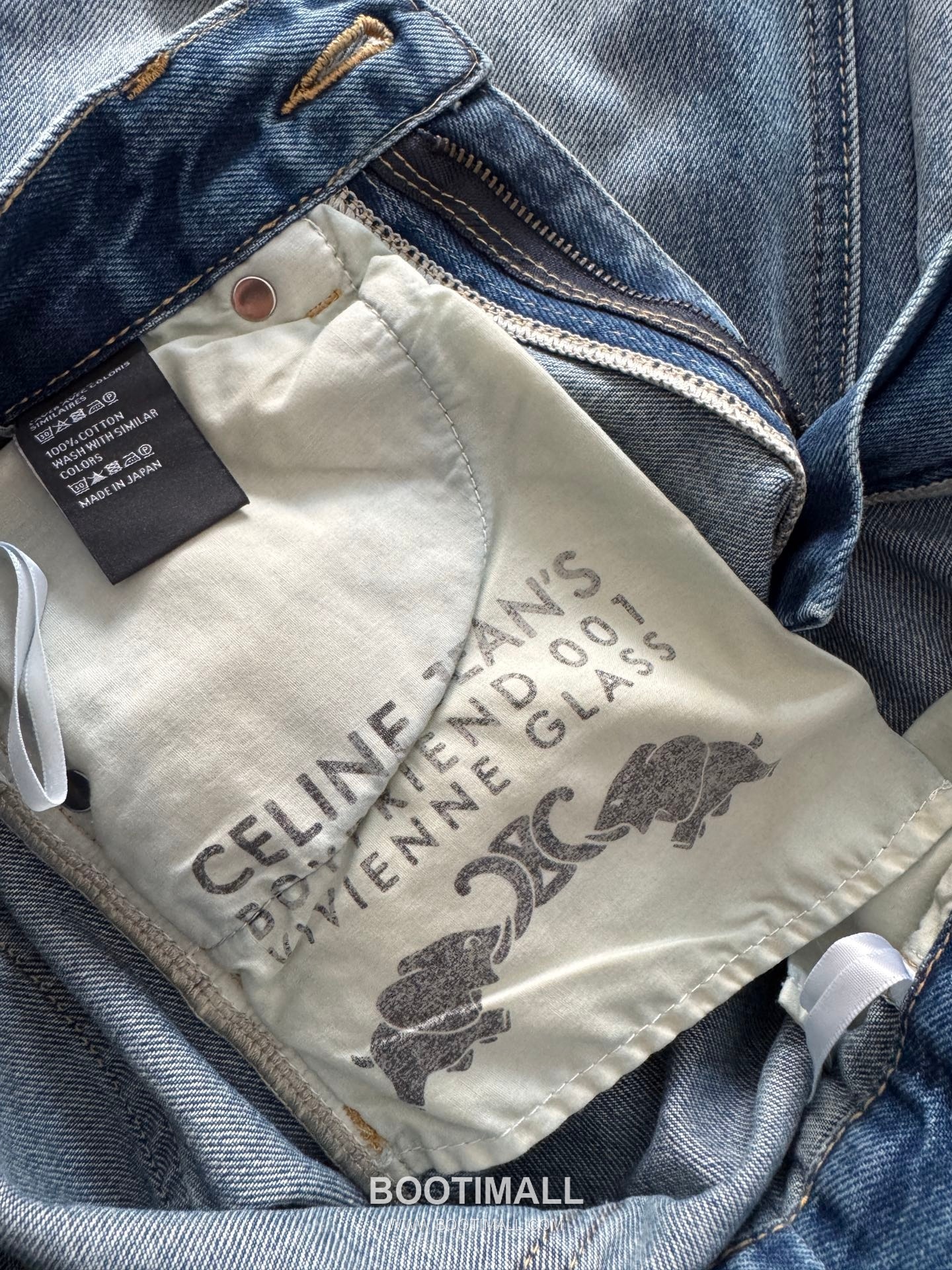 셀린느 2026SS 코튼 데님 싱글버튼 하이웨스트 부츠컷 롱팬츠 Celine 2026 SS Cotton Denim Single Button High Waist Bootcut Long Pants 17