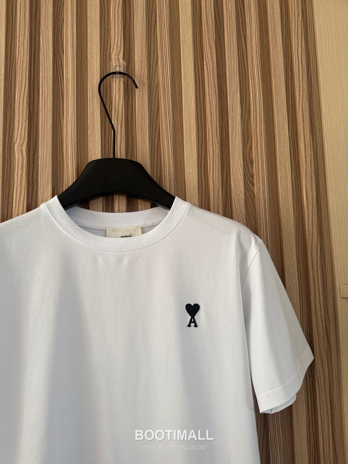 아미 2026SS 코튼 하트로고 자수 슬림핏 반팔 티셔츠 AMI 2026 SS Cotton Heart Logo Embroidered Slim Fit Short Sleeve T Shirt 5