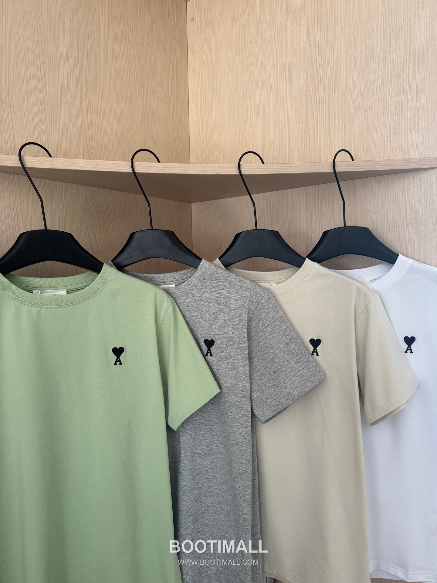 아미 2026SS 코튼 하트로고 자수 슬림핏 반팔 티셔츠 AMI 2026 SS Cotton Heart Logo Embroidered Slim Fit Short Sleeve T Shirt 15