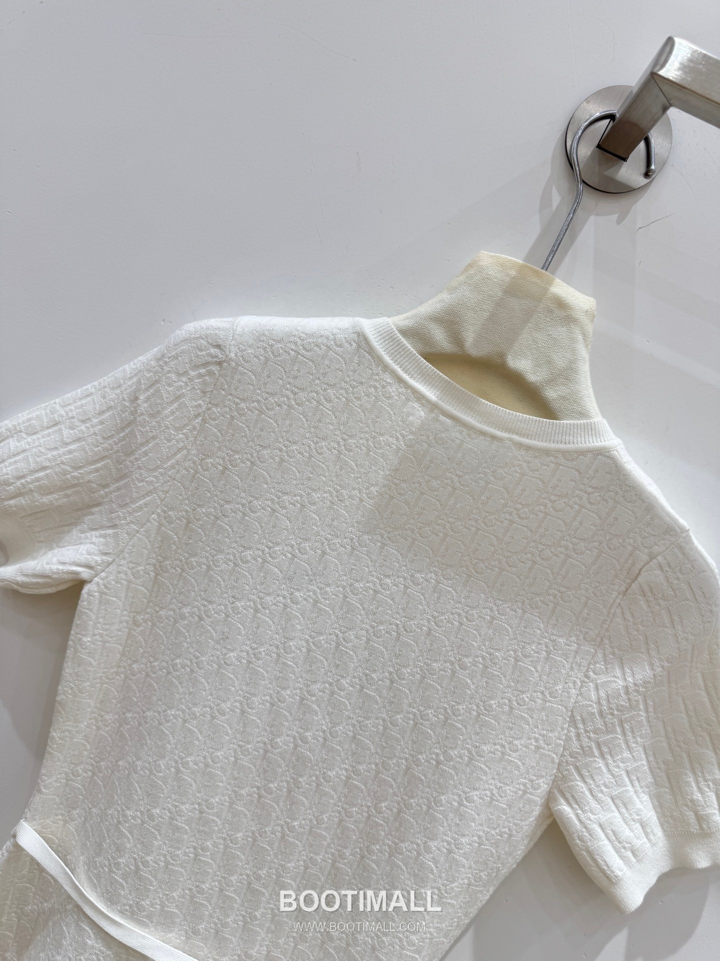 디올 2026SS 울혼방 오블리크 자카드 로고 슬림핏 A라인 반팔 니트 원피스 Dior 2026 SS Wool Blend Oblique Jacquard Logo Slim Fit A Line Short Sleeve Knit Dress 11