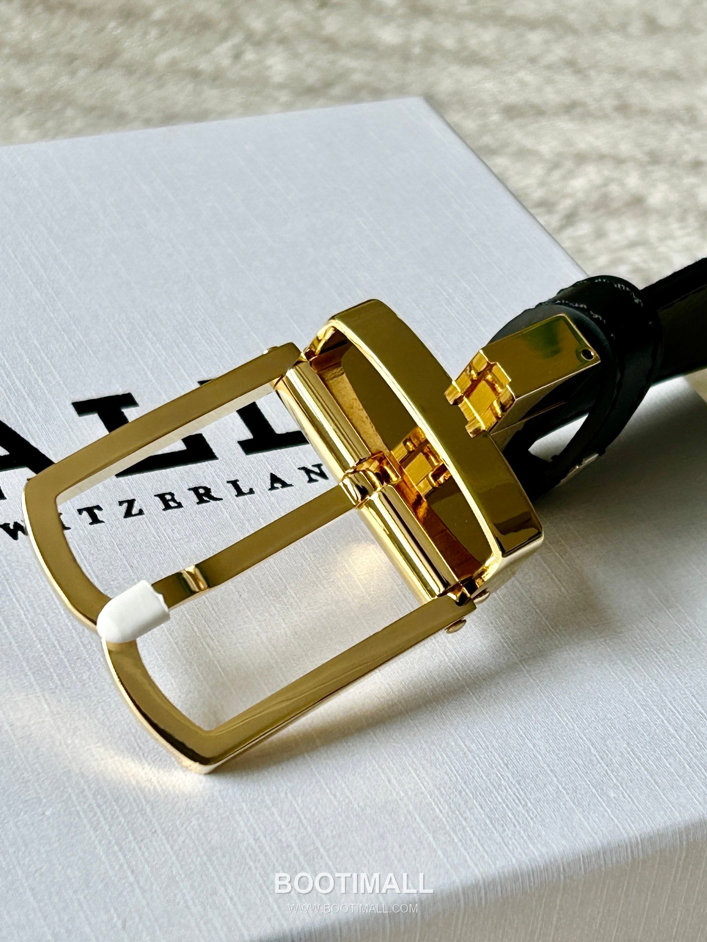 발리 캔버스 레더트리밍 트레인스트라이프 캐주얼 벨트 Bally 2026 SS Canvas Leather Trim Train Stripe Casual Belt 3.5cm 3