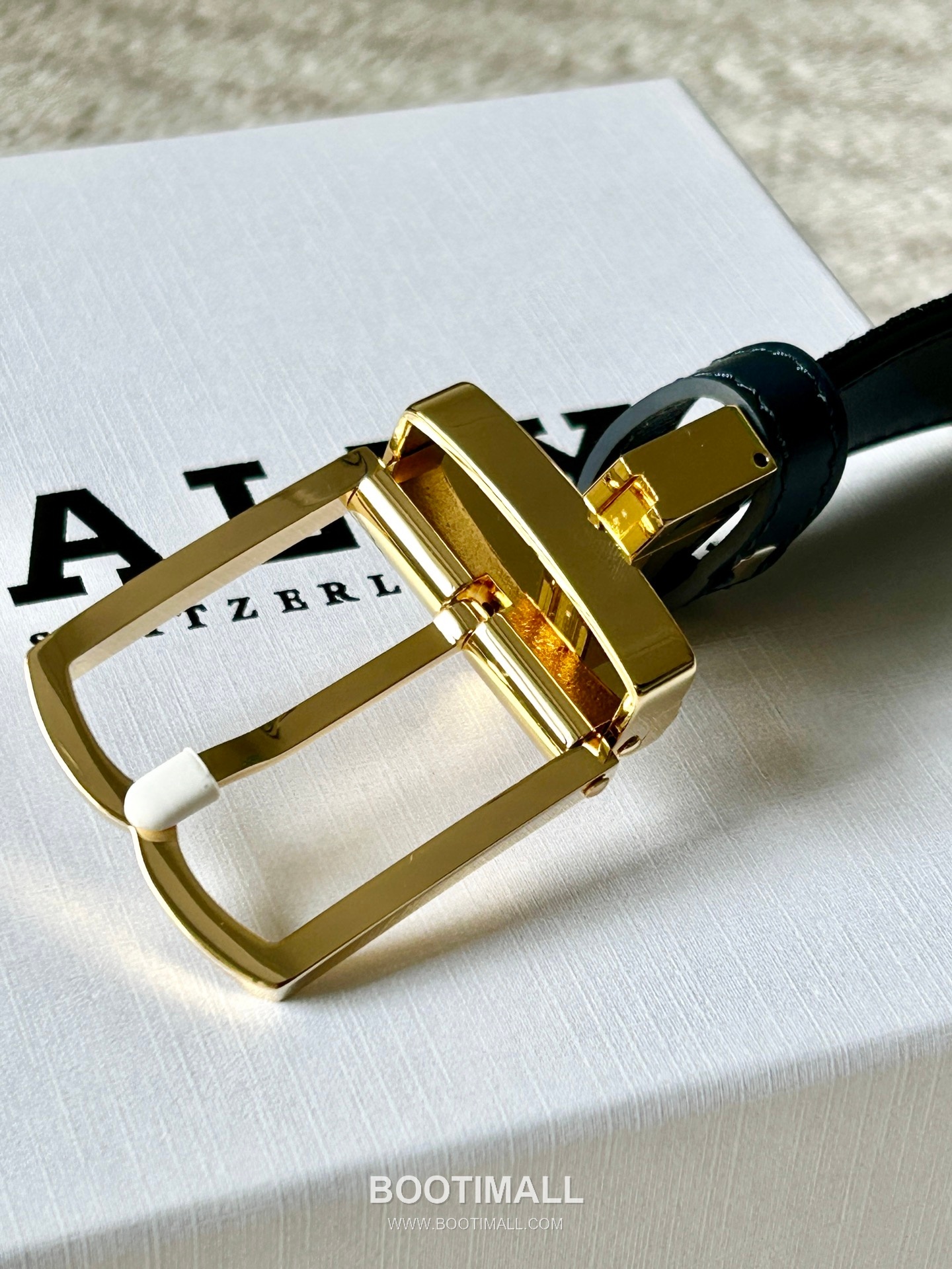 발리 캔버스 레더트리밍 트레인스트라이프 캐주얼 벨트 Bally 2026 SS Canvas Leather Trim Train Stripe Casual Belt 3.5cm 3