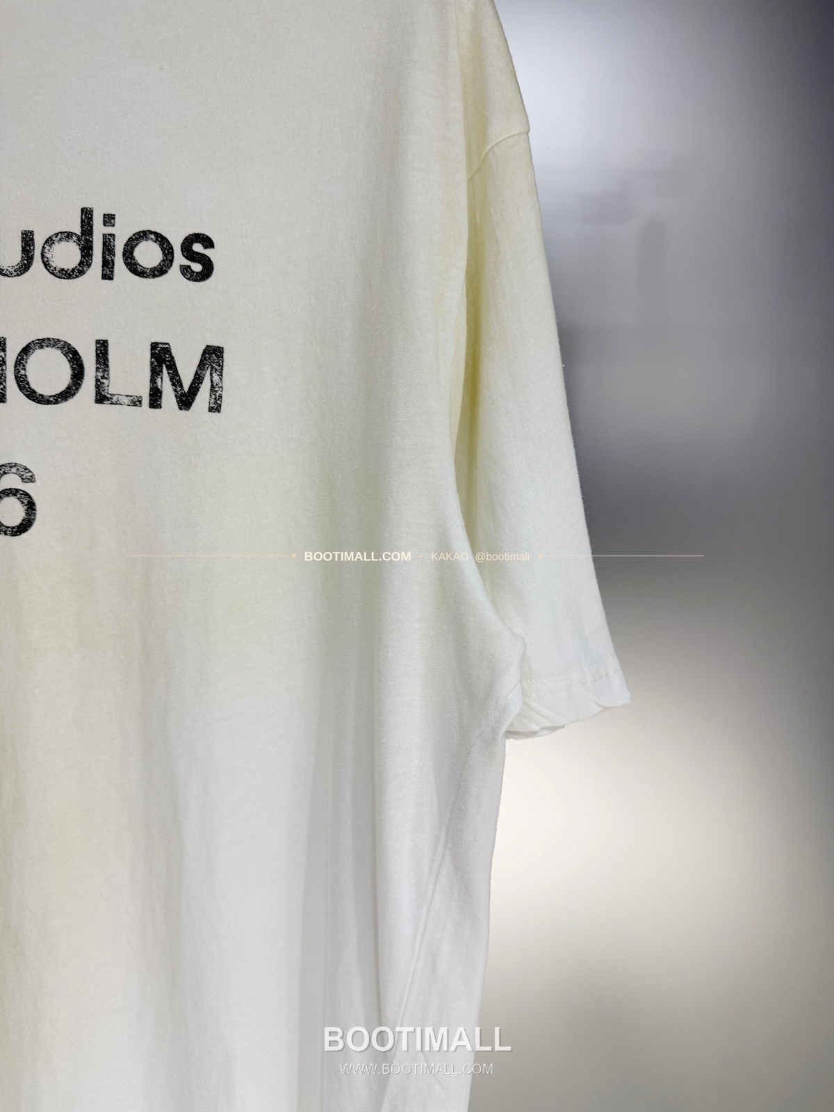 아크네스튜디오 1996 로고 워싱코튼 루즈핏 롱슬리브 티셔츠 Acne Studios 1996 Logo Washed Cotton Loose Fit Long Sleeve T-Shirt 5