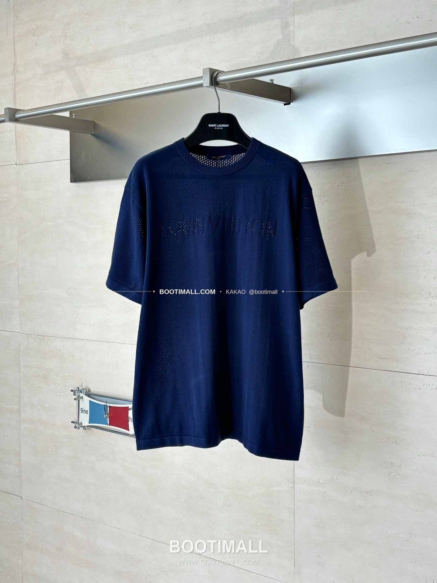 루이비통 2026SS 메쉬 자카드 로고 레귤러핏 반팔 티셔츠 Louis Vuitton 2026 SS Mesh Jacquard Logo Regular Fit T-Shirt 4
