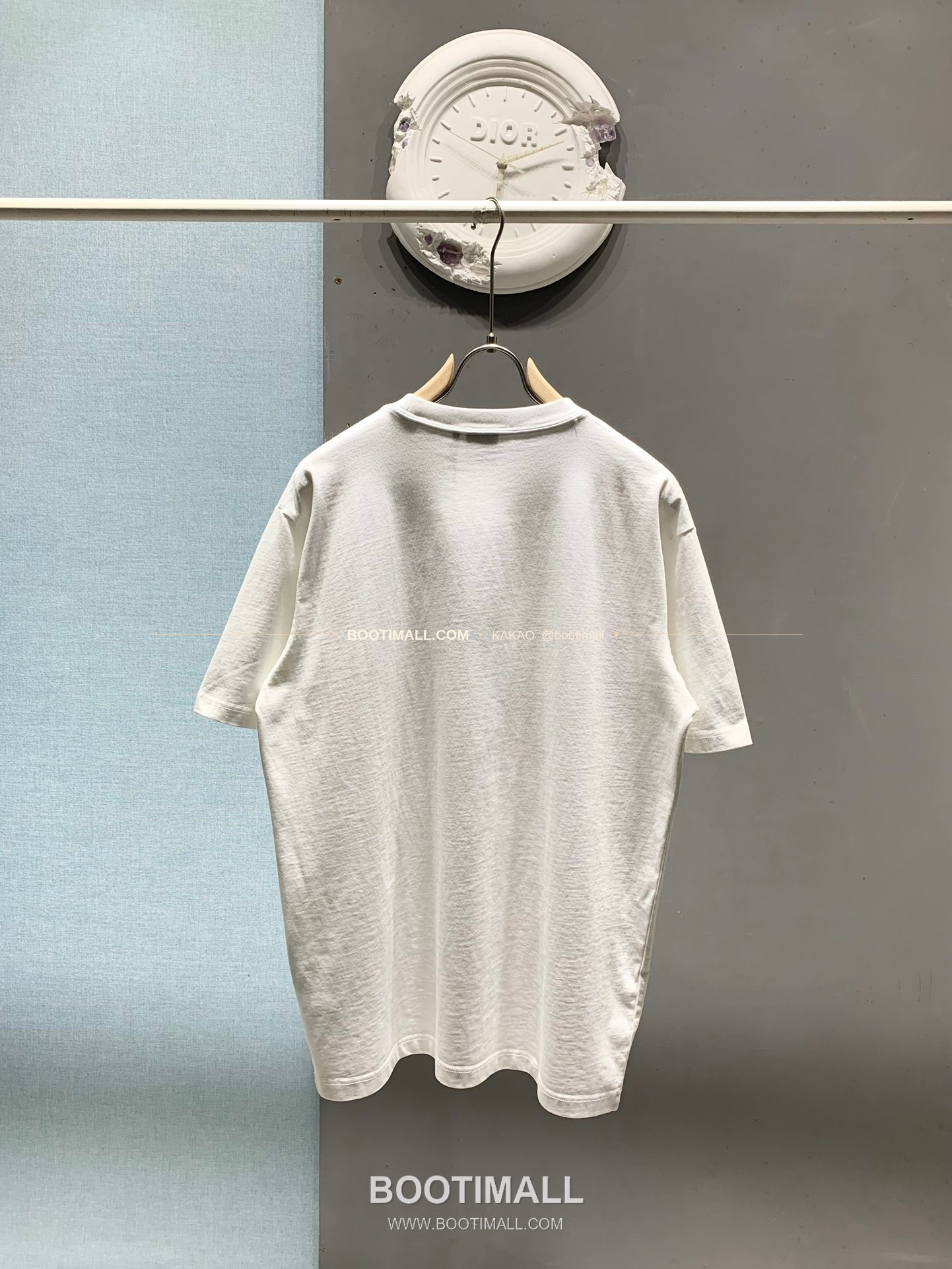 디올 워싱코튼 레더패치 포켓 레귤러핏 반팔 티셔츠 Dior Washed Cotton Leather Patch Pocket Regular Fit T-Shirt 9