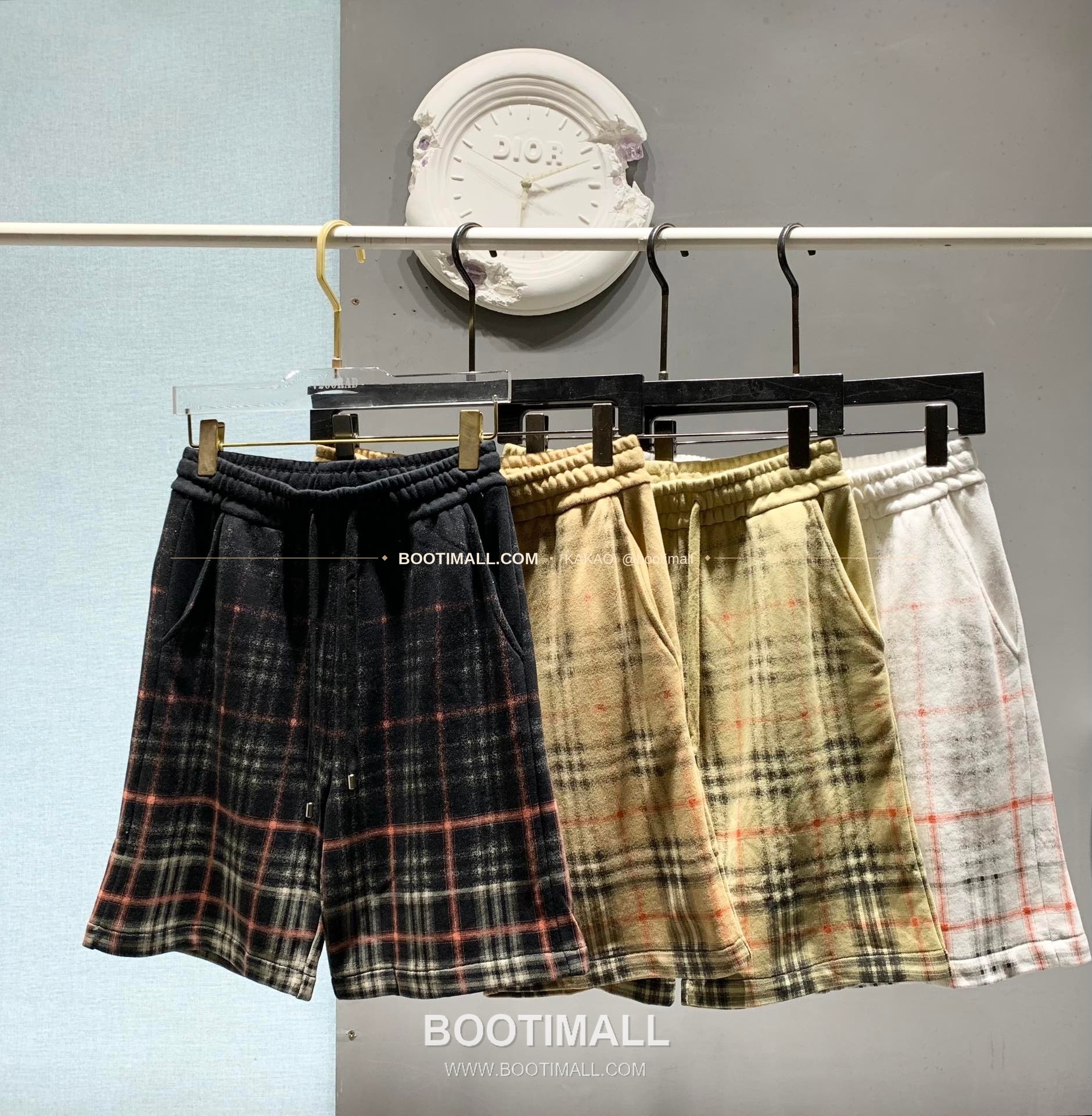 버버리 워싱코튼 그라데이션 체크 레귤러핏 썸머 쇼츠 Burberry Washed Cotton Gradient Check Regular Fit Summer Shorts 18