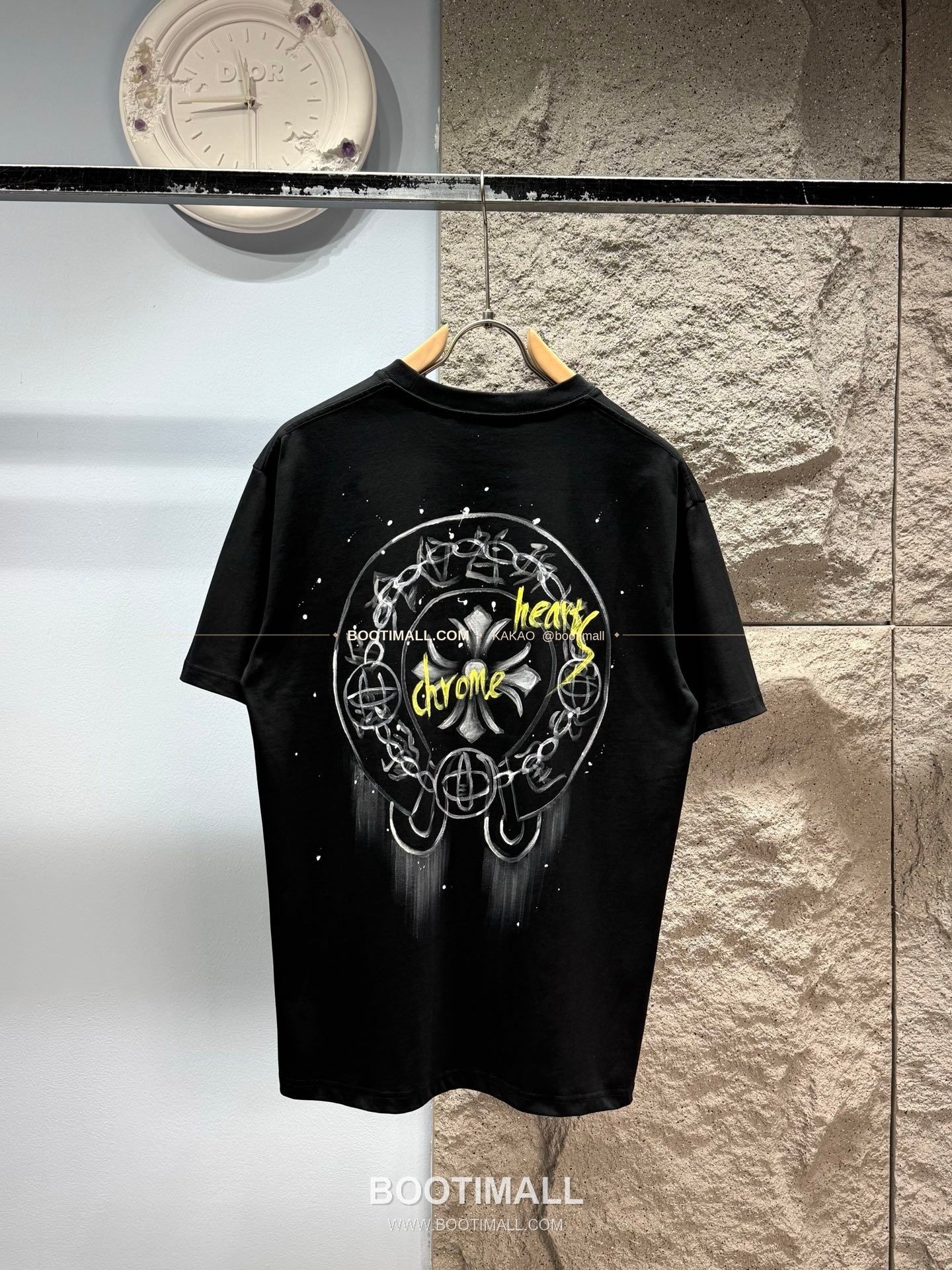 크롬하츠 헤비코튼 그래피티 로고 루즈핏 반팔 티셔츠 Chrome Hearts Heavy Cotton Graffiti Logo Loose Fit T-Shirt SG26306 8