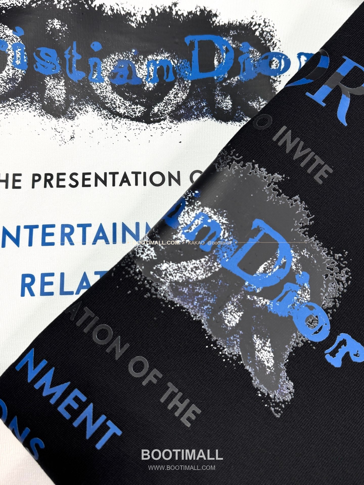 디올 헤비코튼 그래피티 로고 루즈핏 반팔 티셔츠 Dior Heavy Cotton Graffiti Logo Loose Fit T-Shirt AMC6869 9