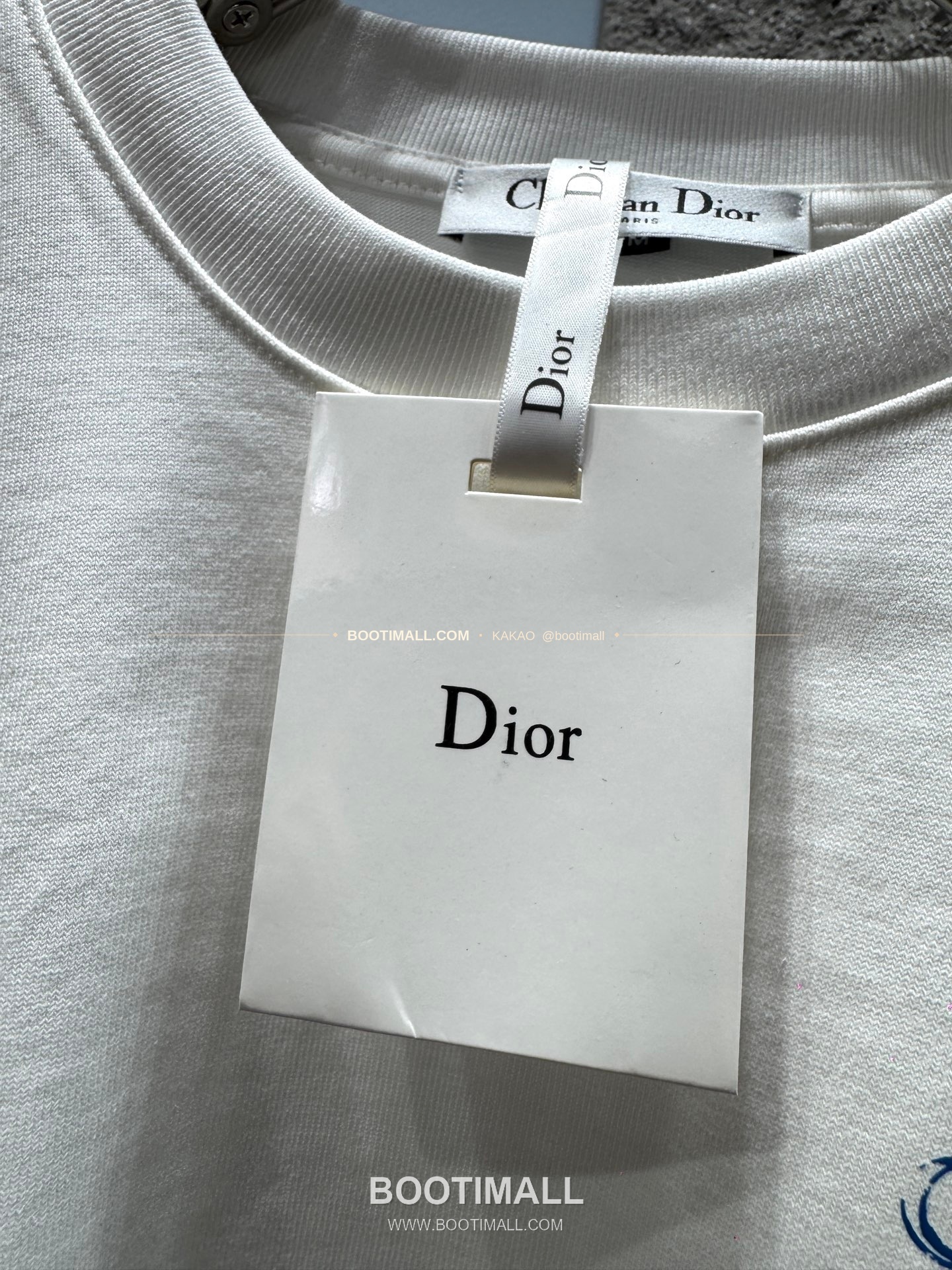 디올 헤비코튼 그래피티 로고 루즈핏 반팔 티셔츠 Dior Heavy Cotton Graffiti Logo Loose Fit T-Shirt AMC6869 13