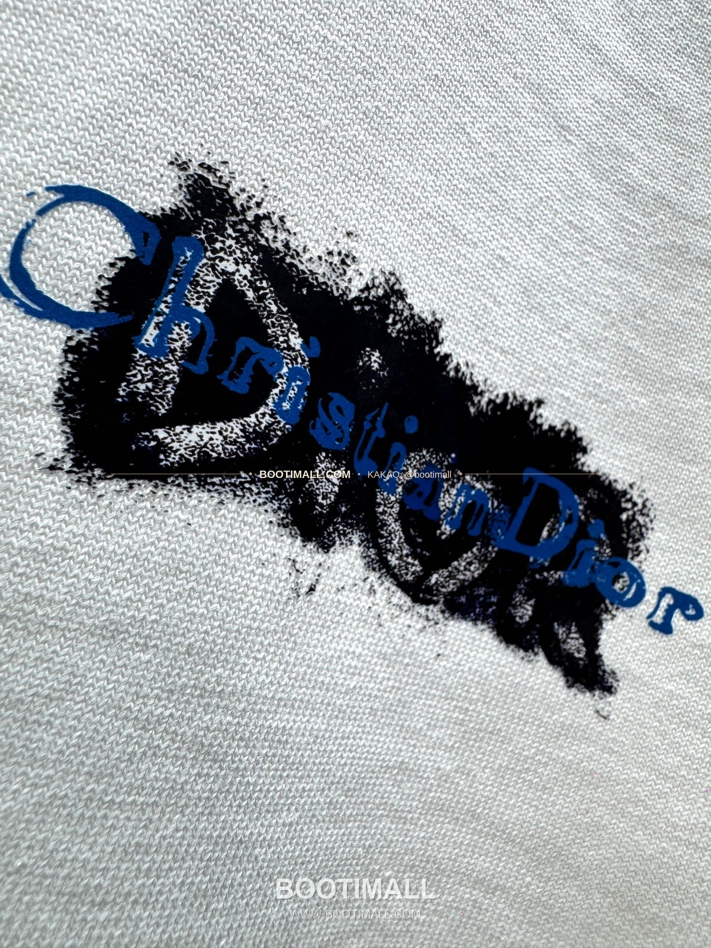 디올 헤비코튼 그래피티 로고 루즈핏 반팔 티셔츠 Dior Heavy Cotton Graffiti Logo Loose Fit T-Shirt AMC6869 14
