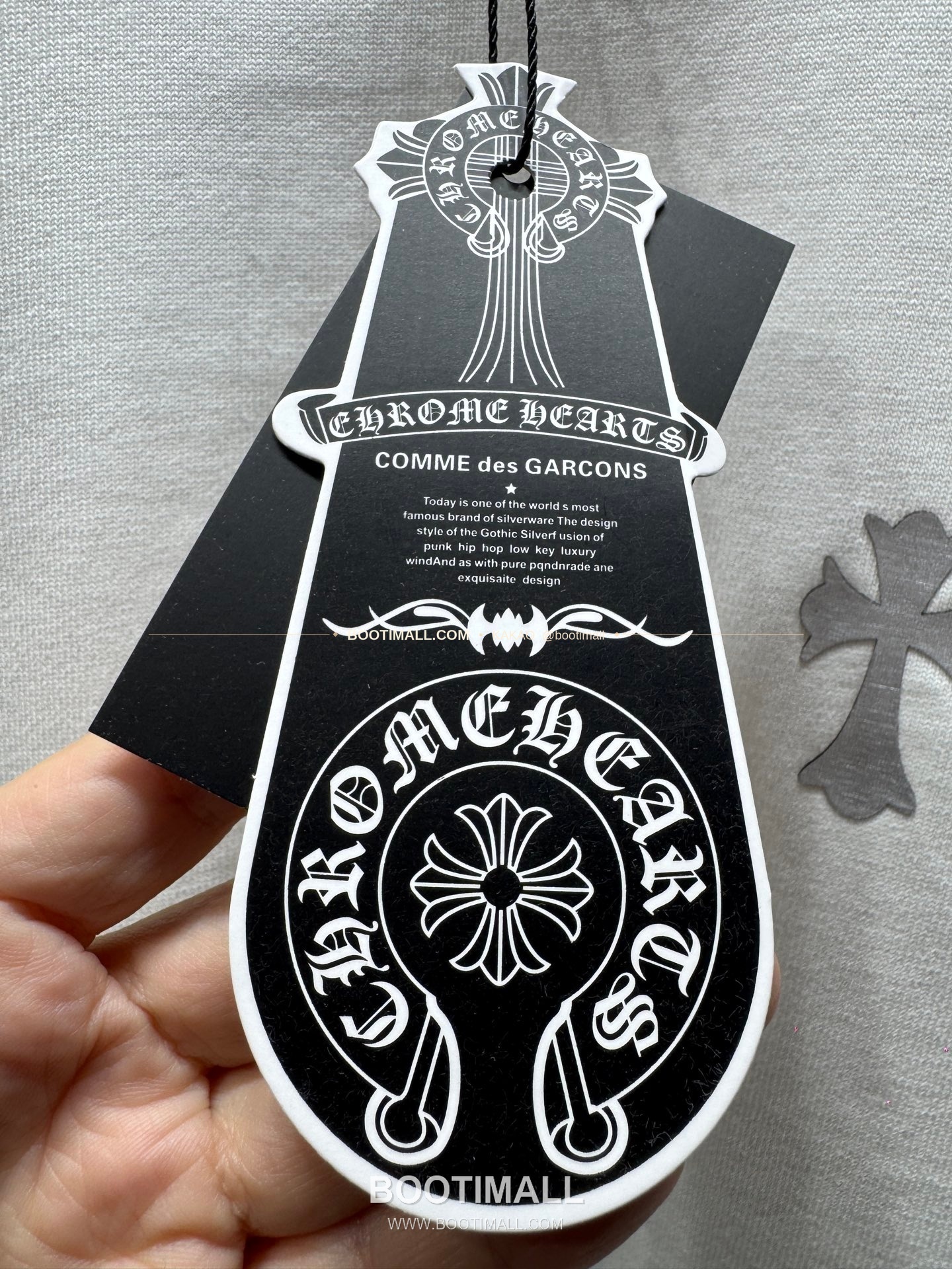 크롬하츠 코튼 크로스 로고 루즈핏 반팔 티셔츠 Chrome Hearts Cotton Cross Logo Loose Fit T-Shirt AMC6868 4