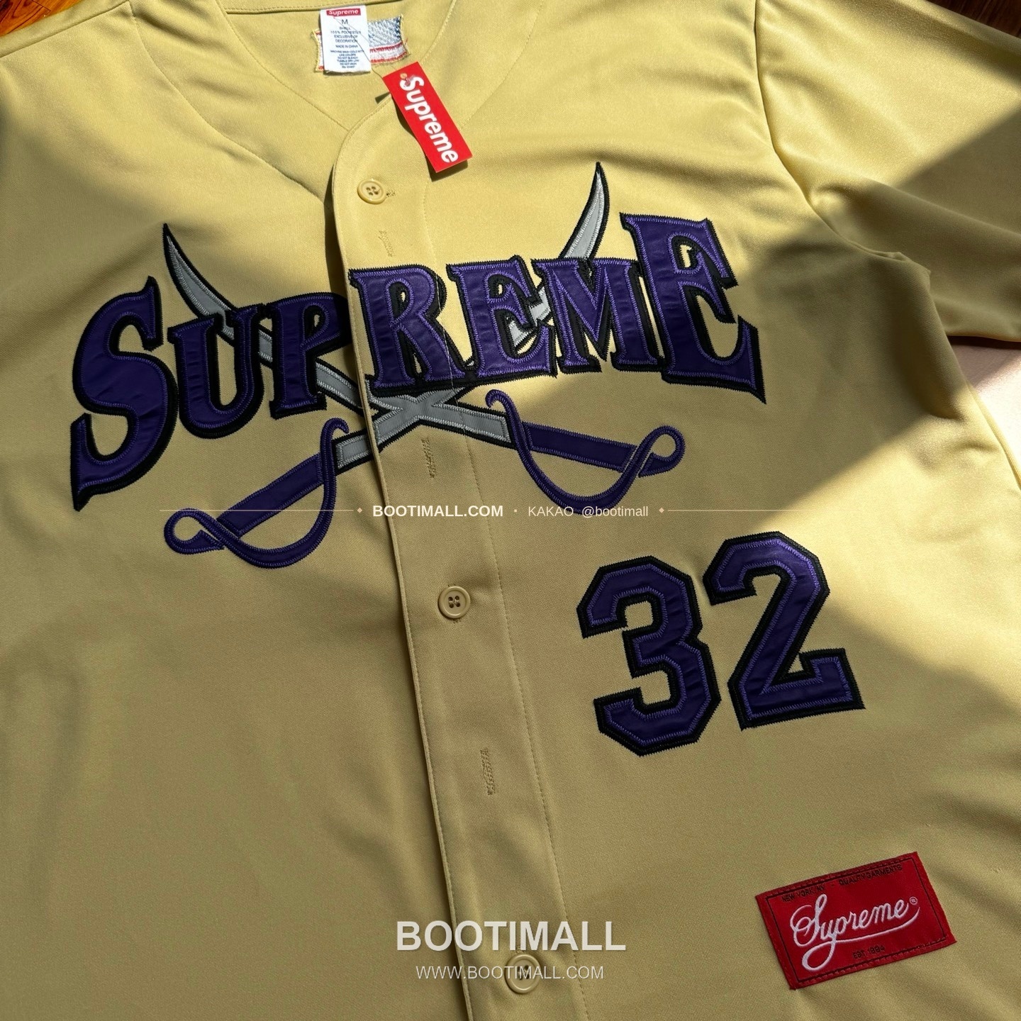 슈프림 2025FW 소드 패치 로고 레귤러핏 반팔 베이스볼 셔츠 Supreme 2025 FW Swords Patch Logo Regular Fit Short Sleeve Baseball Jersey 14