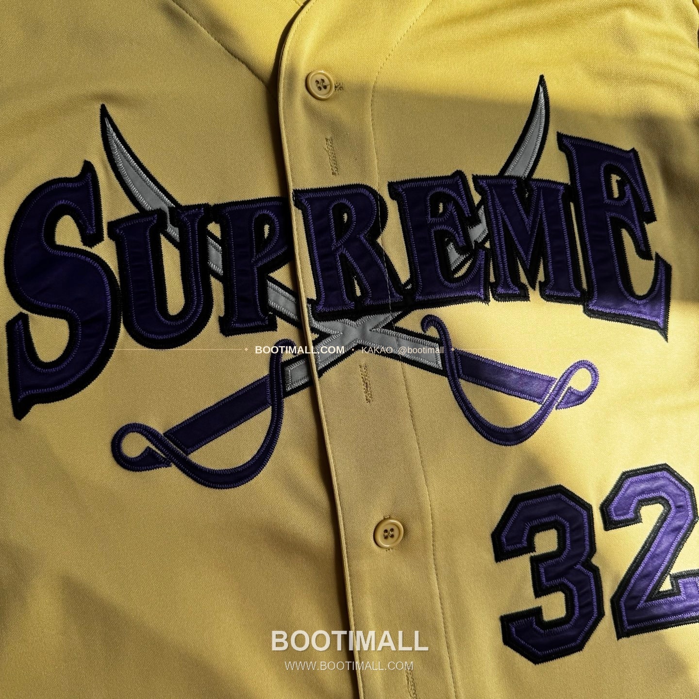 슈프림 2025FW 소드 패치 로고 레귤러핏 반팔 베이스볼 셔츠 Supreme 2025 FW Swords Patch Logo Regular Fit Short Sleeve Baseball Jersey 18